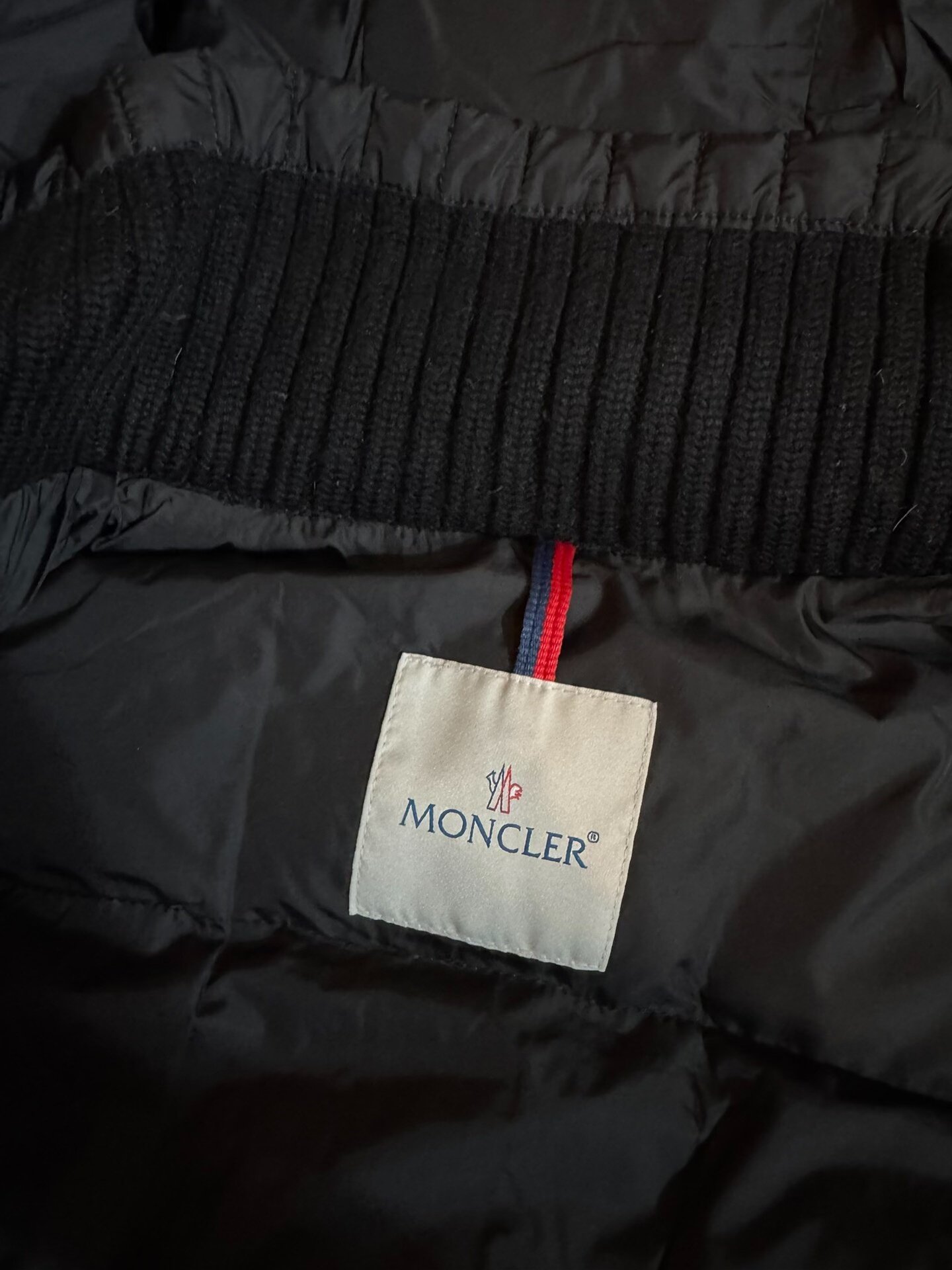 Moncler Thick Down Vest Removable Hood — back