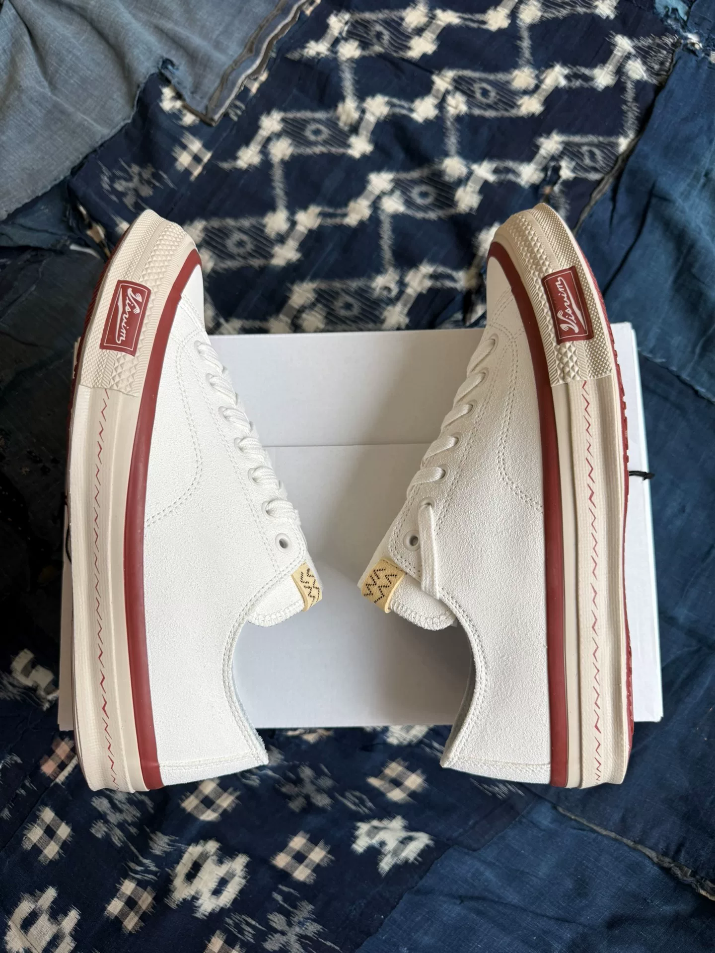 VISVIM 25AW SKAGWAY LO SUEDE SNEAKERS — detail