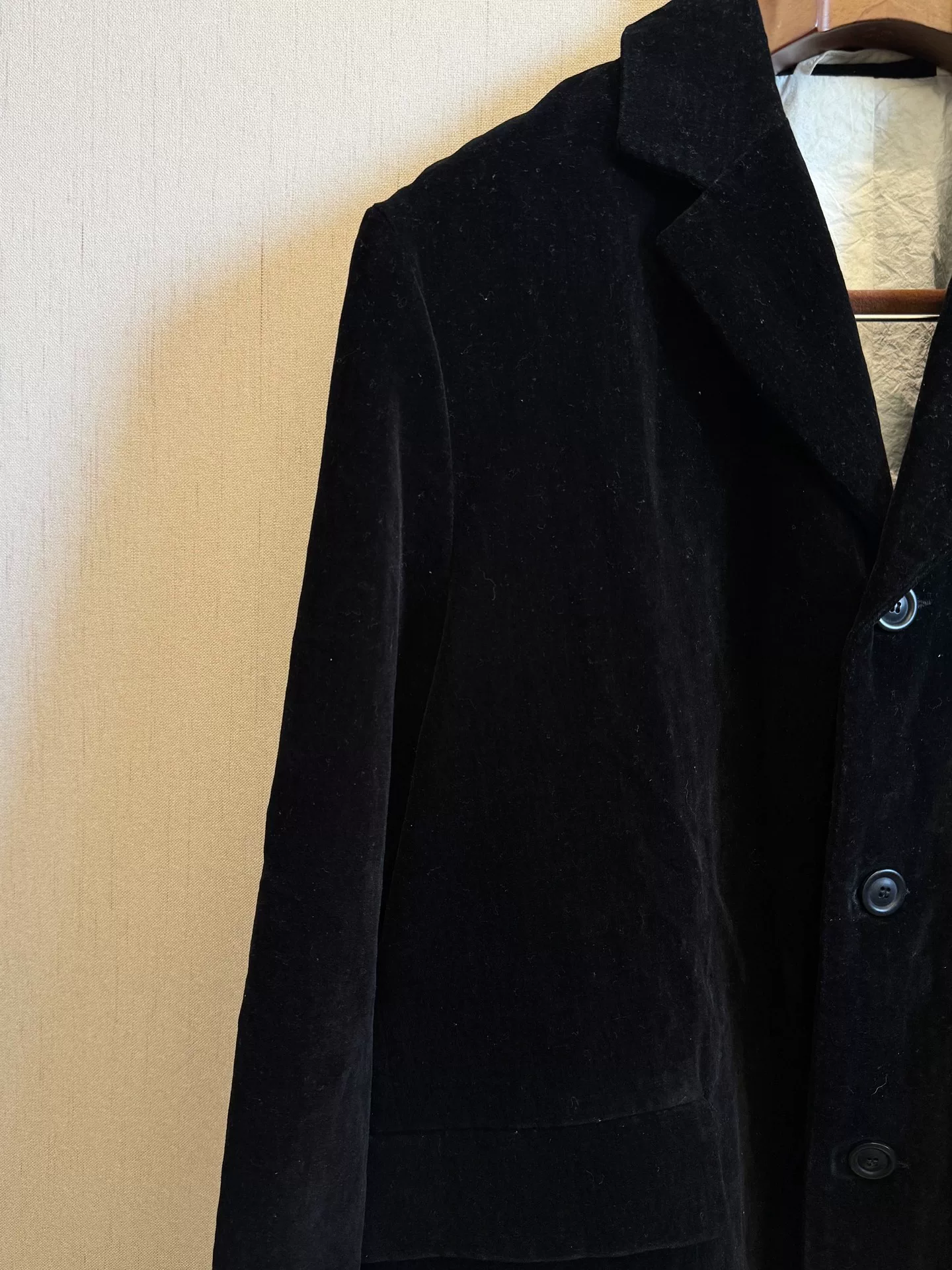 Casey Casey 22AW Velvet Jacket — front