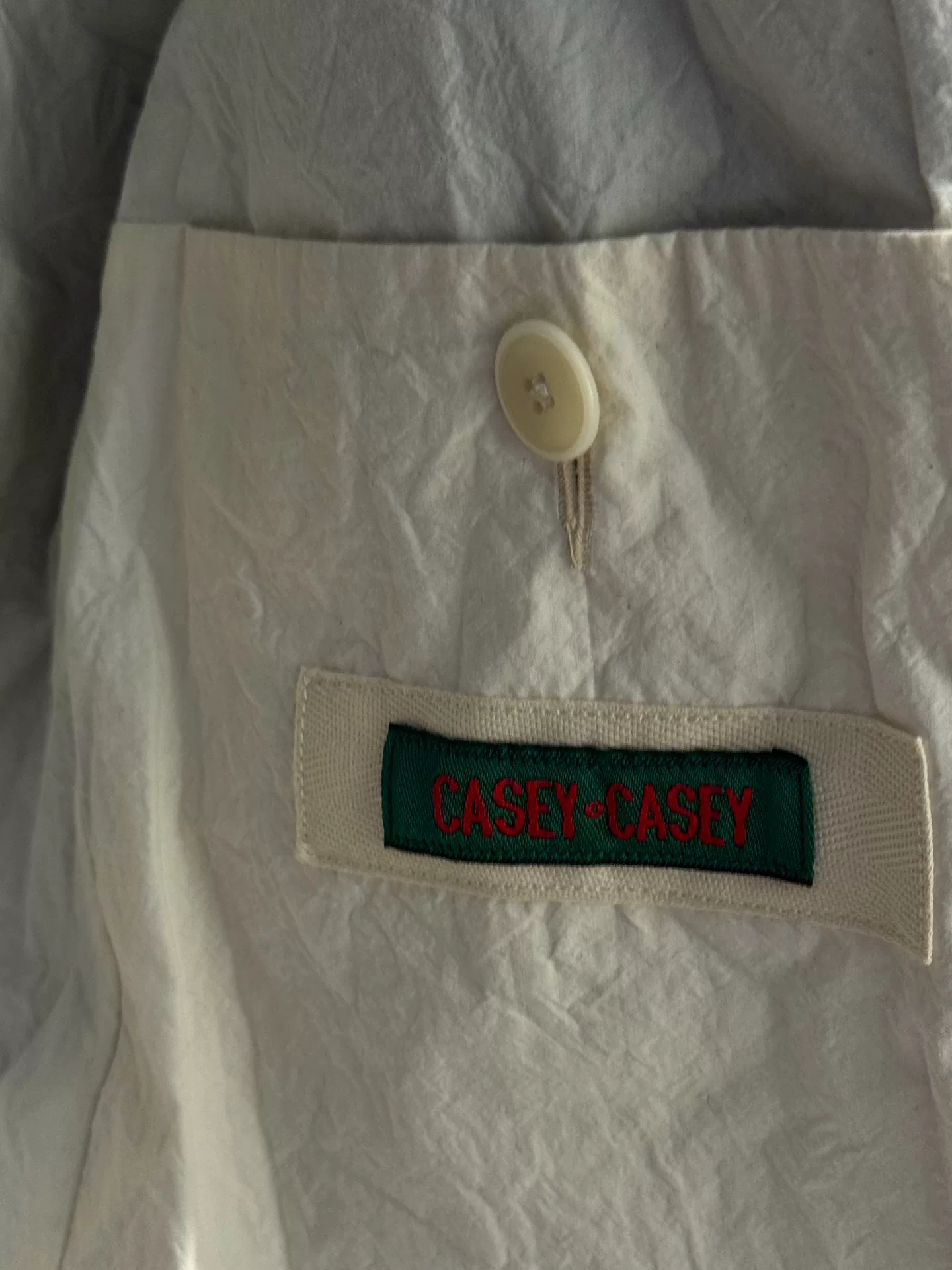 Casey Casey 22AW Velvet Jacket — back