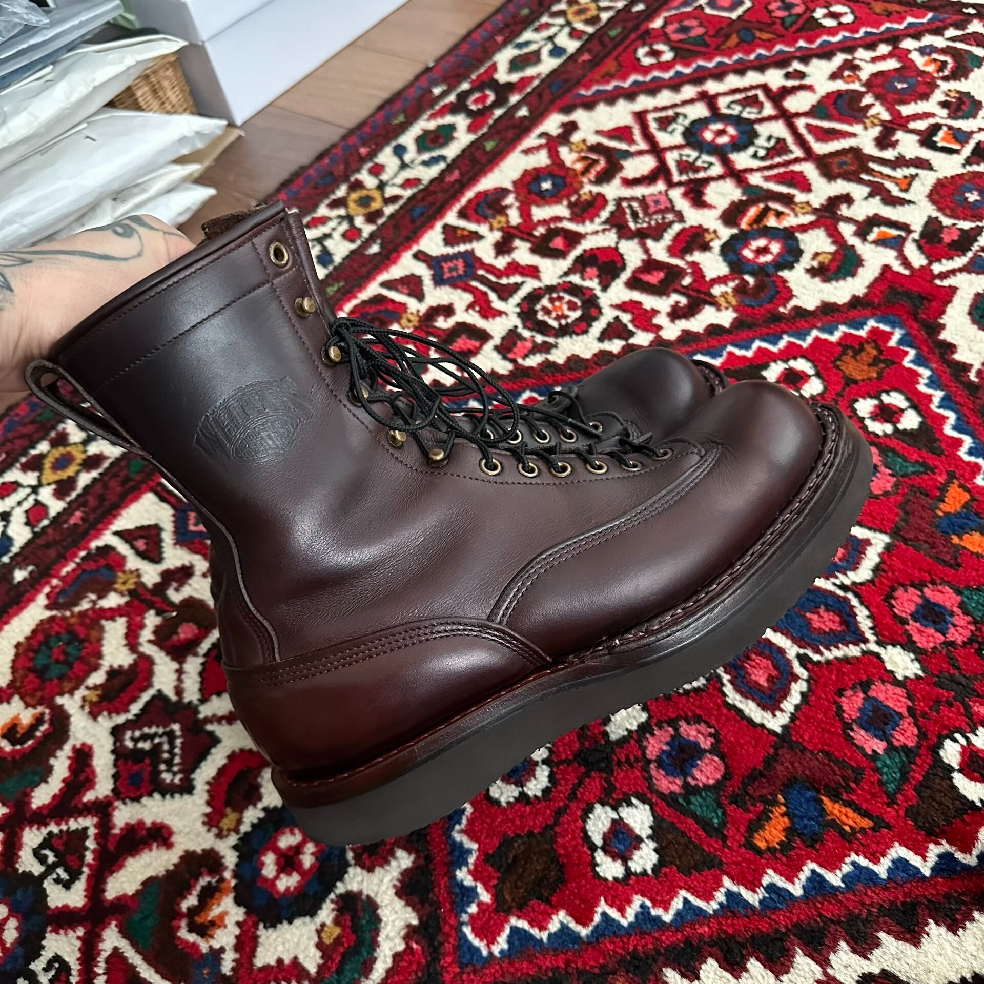 White's 9E Smoke Jumper Boots — detail