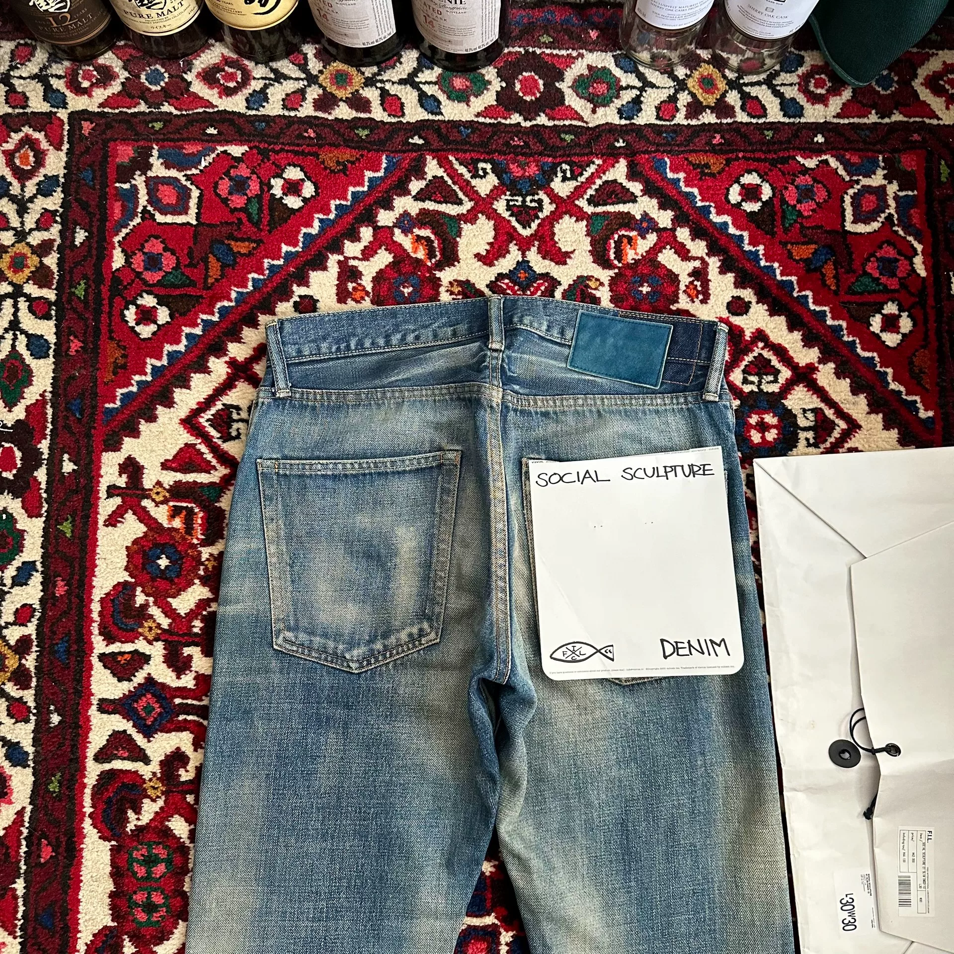 visvim 13aw 01.2D10 Jeans — label