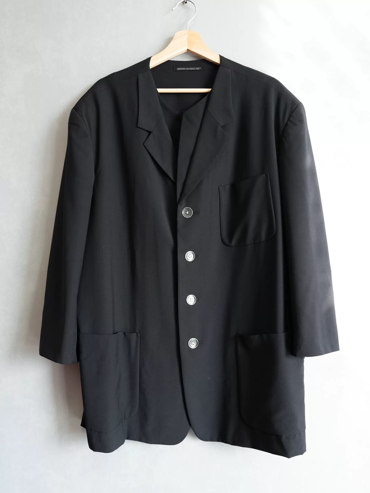 Yohji Yamamoto 94SS Double Collar Jacket