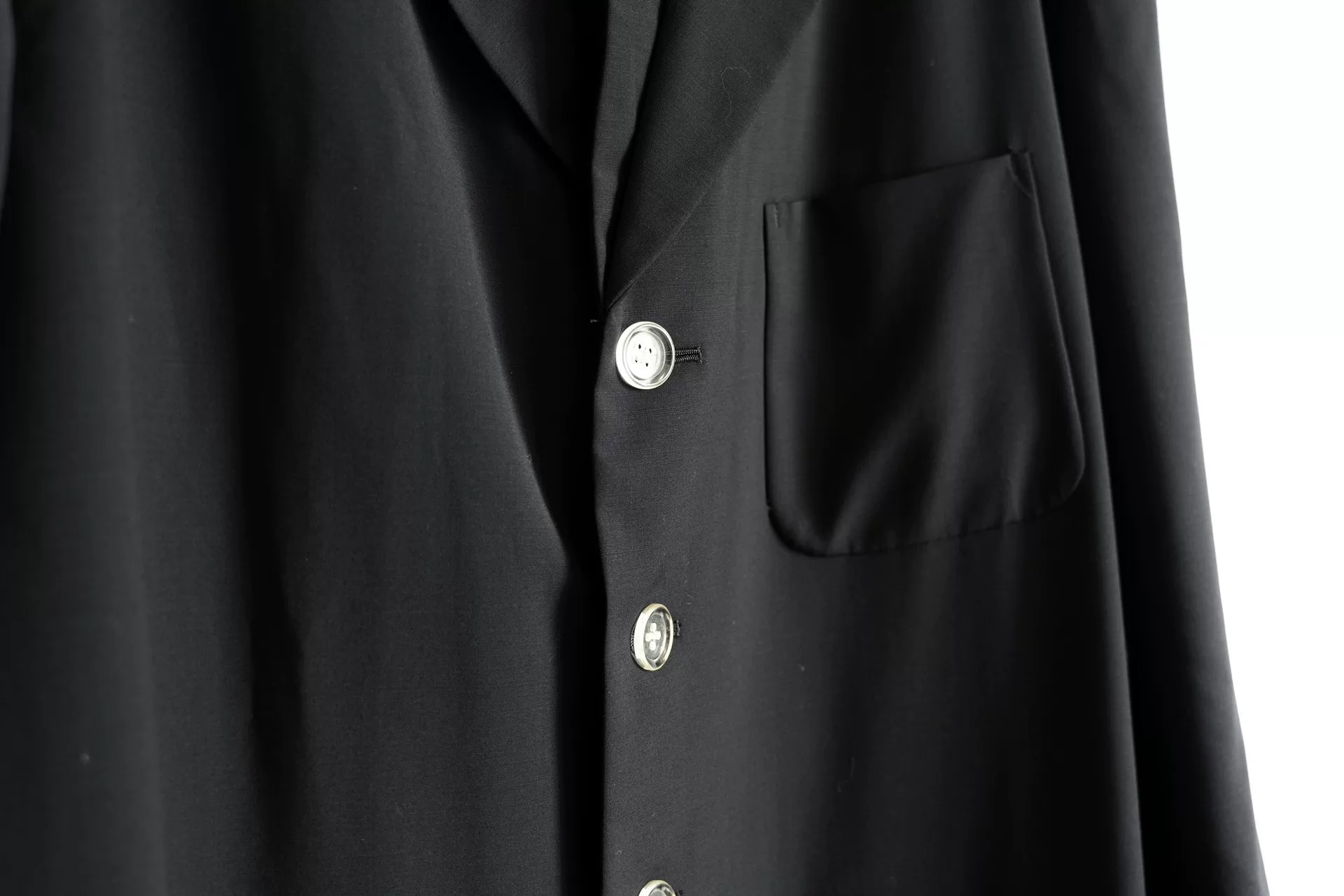 Yohji Yamamoto 94SS Double Collar Jacket — detail