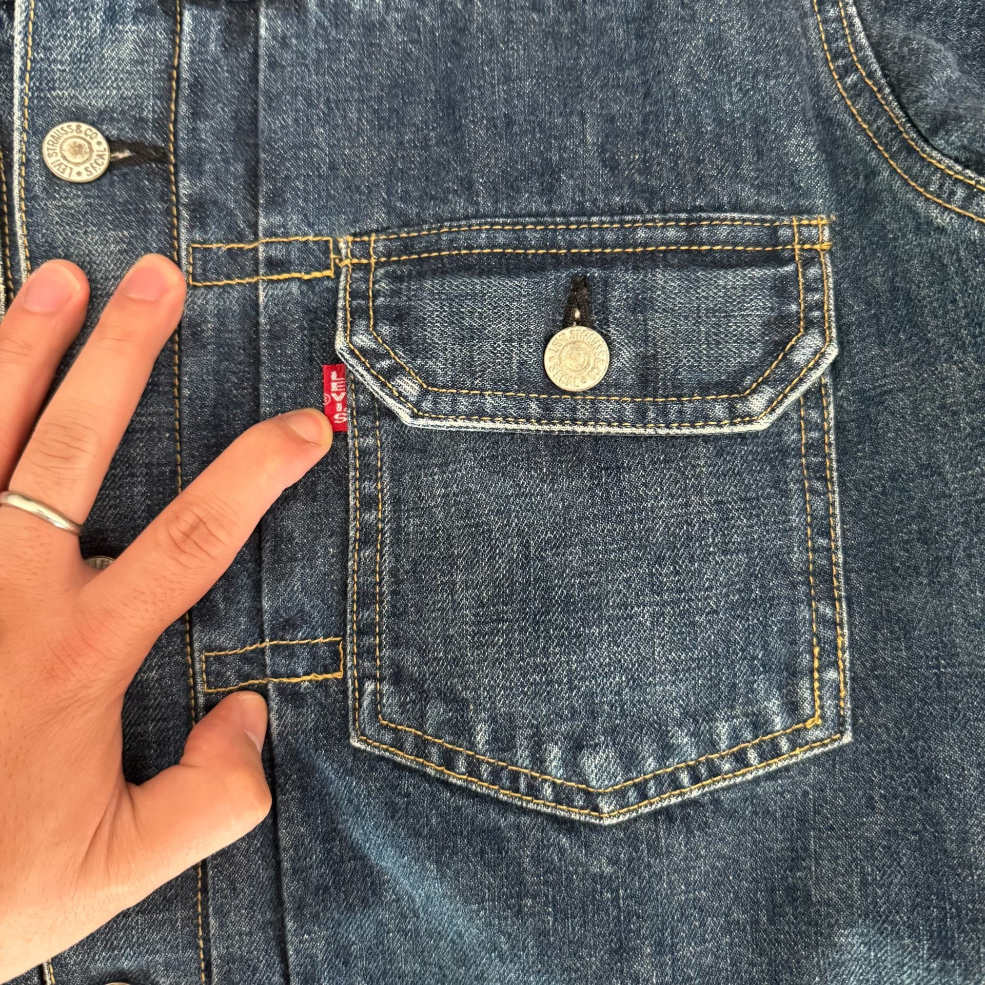 Levi's LVC 507xx J02 Denim Jacket — back