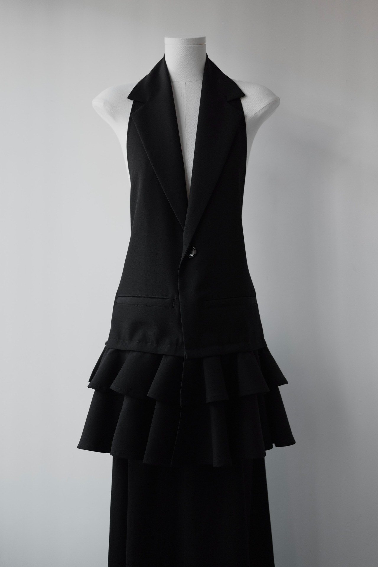 Yohji Yamamoto Limi Feu Layered Backless Vest