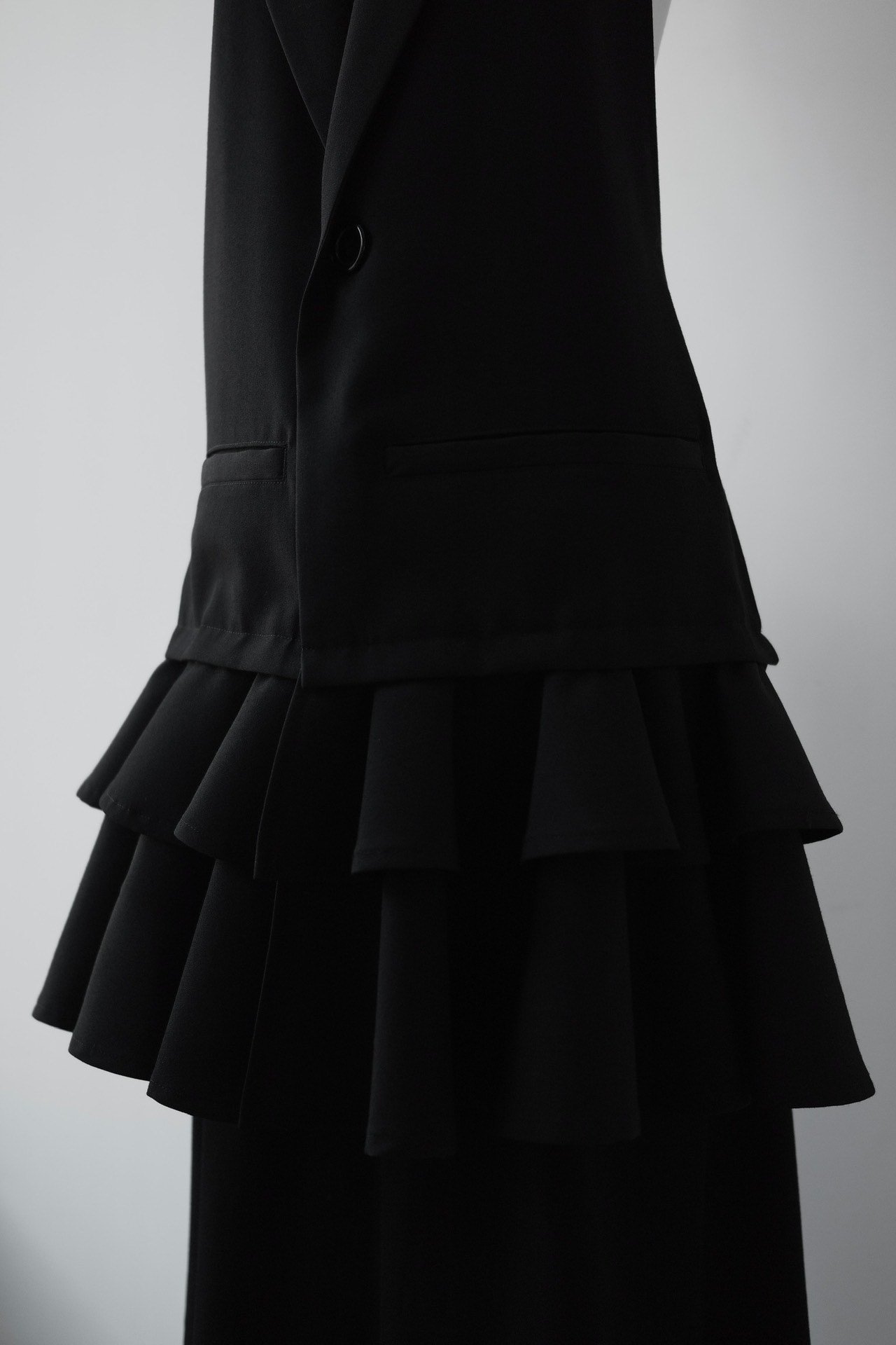 Yohji Yamamoto Limi Feu Layered Backless Vest — back