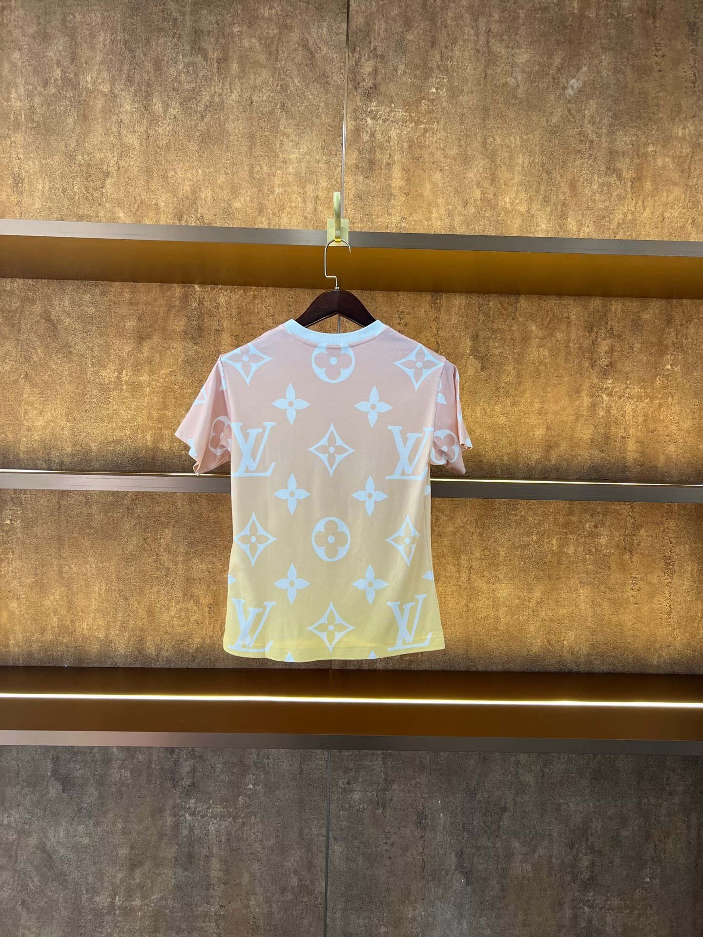 Louis Vuitton Gradient Monogram Floral Short-Sleeve — front