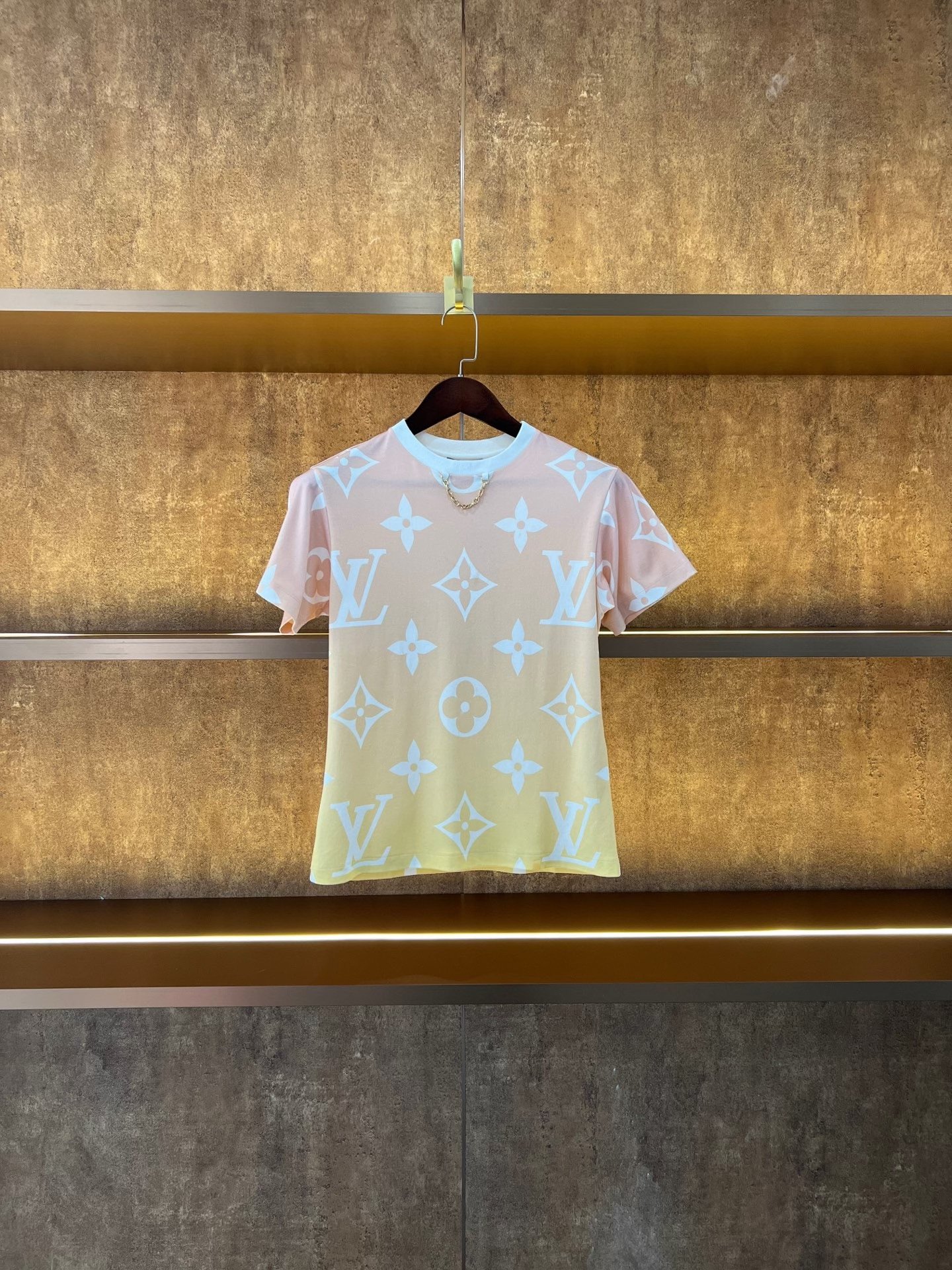 Louis Vuitton Gradient Monogram Floral Short-Sleeve