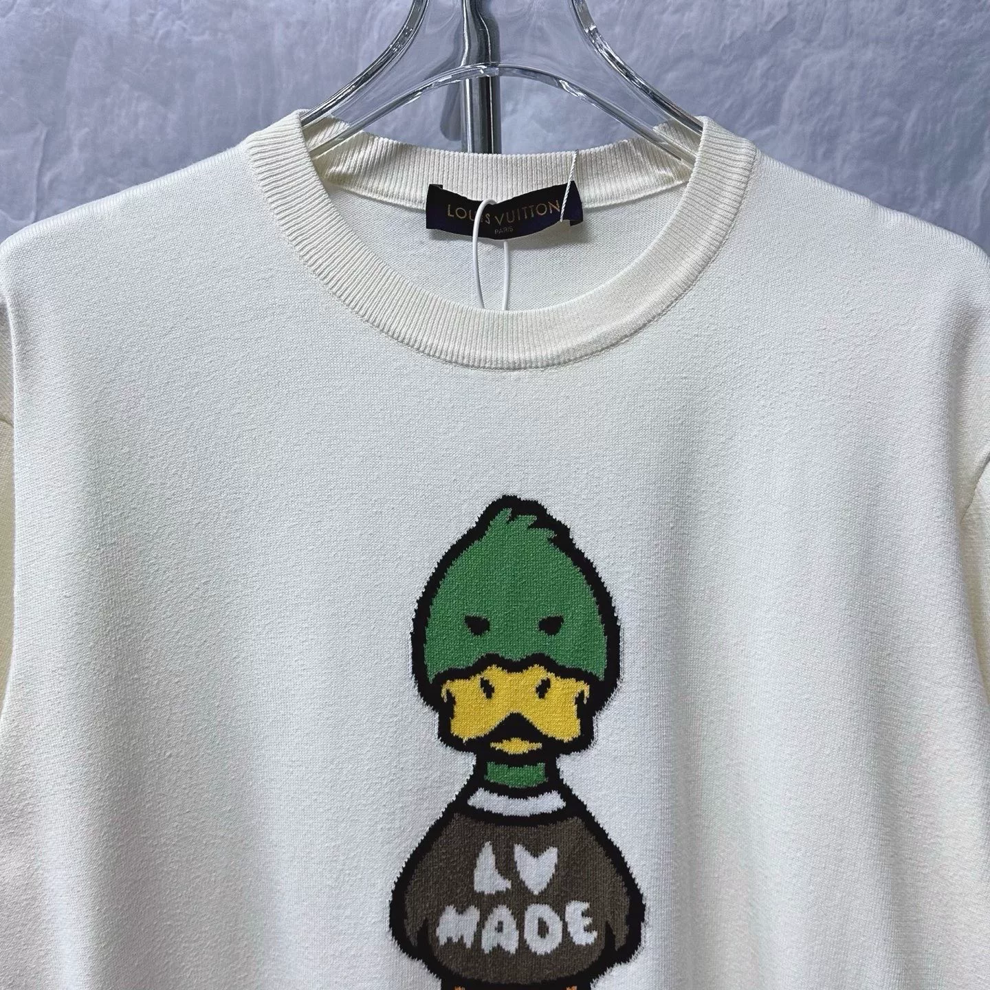 Louis Vuitton Nigo Duck Knit Short-Sleeve — detail