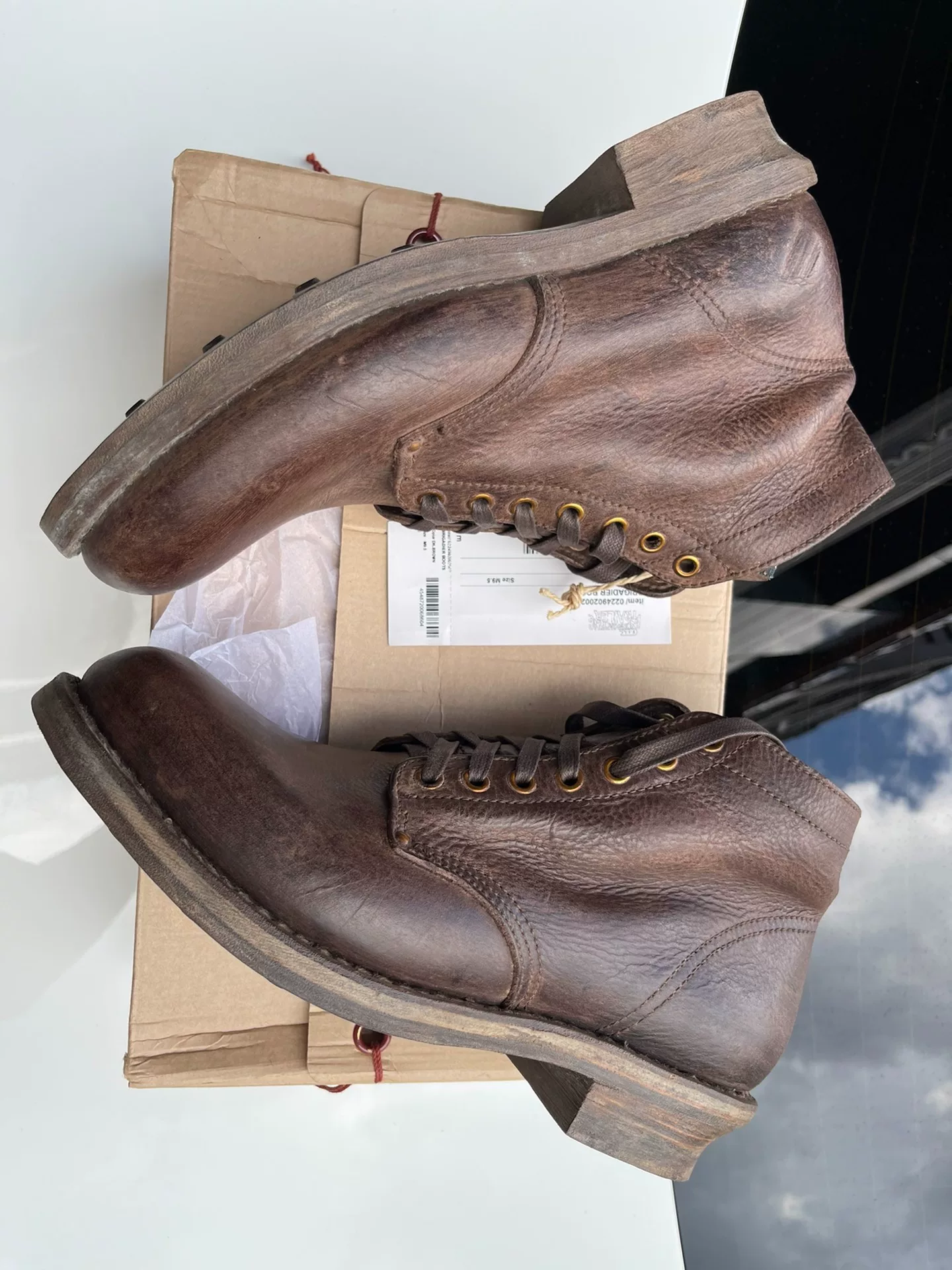 VISVIM 24SS ICT 7-Eyelet Leather Boots — back