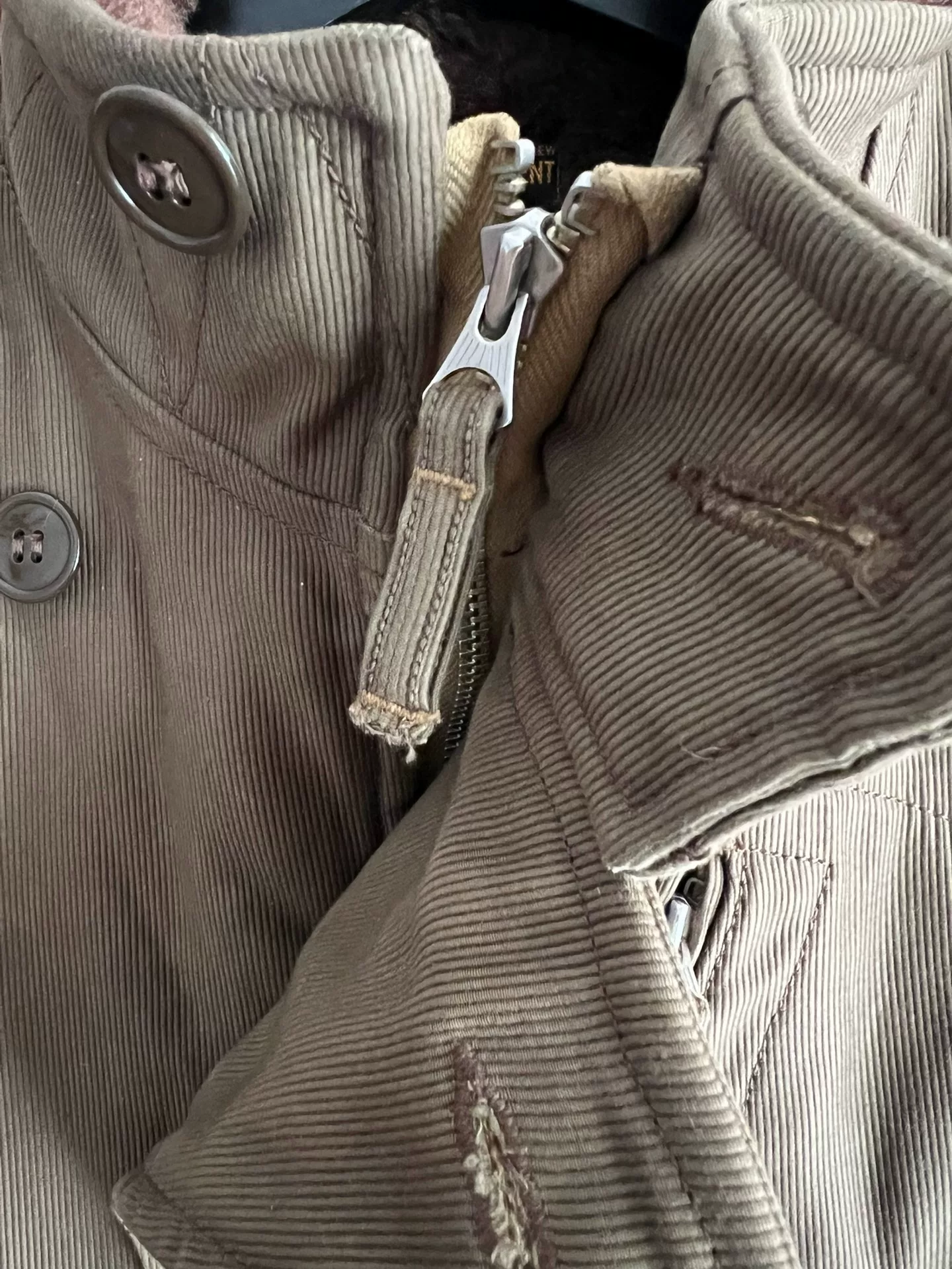 Freewheelers N-1 Alpaca Utility Vest — detail