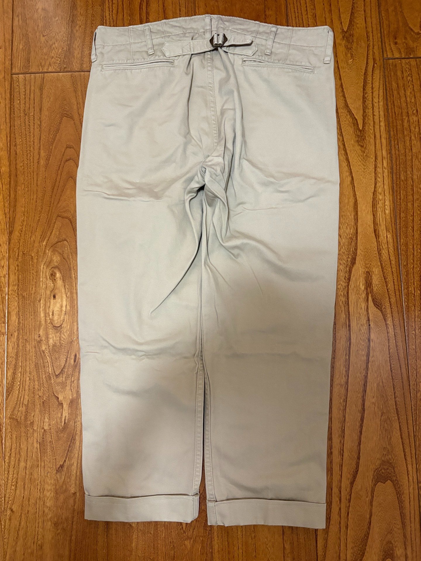 VISVIM High Water Cropped Chinos — front