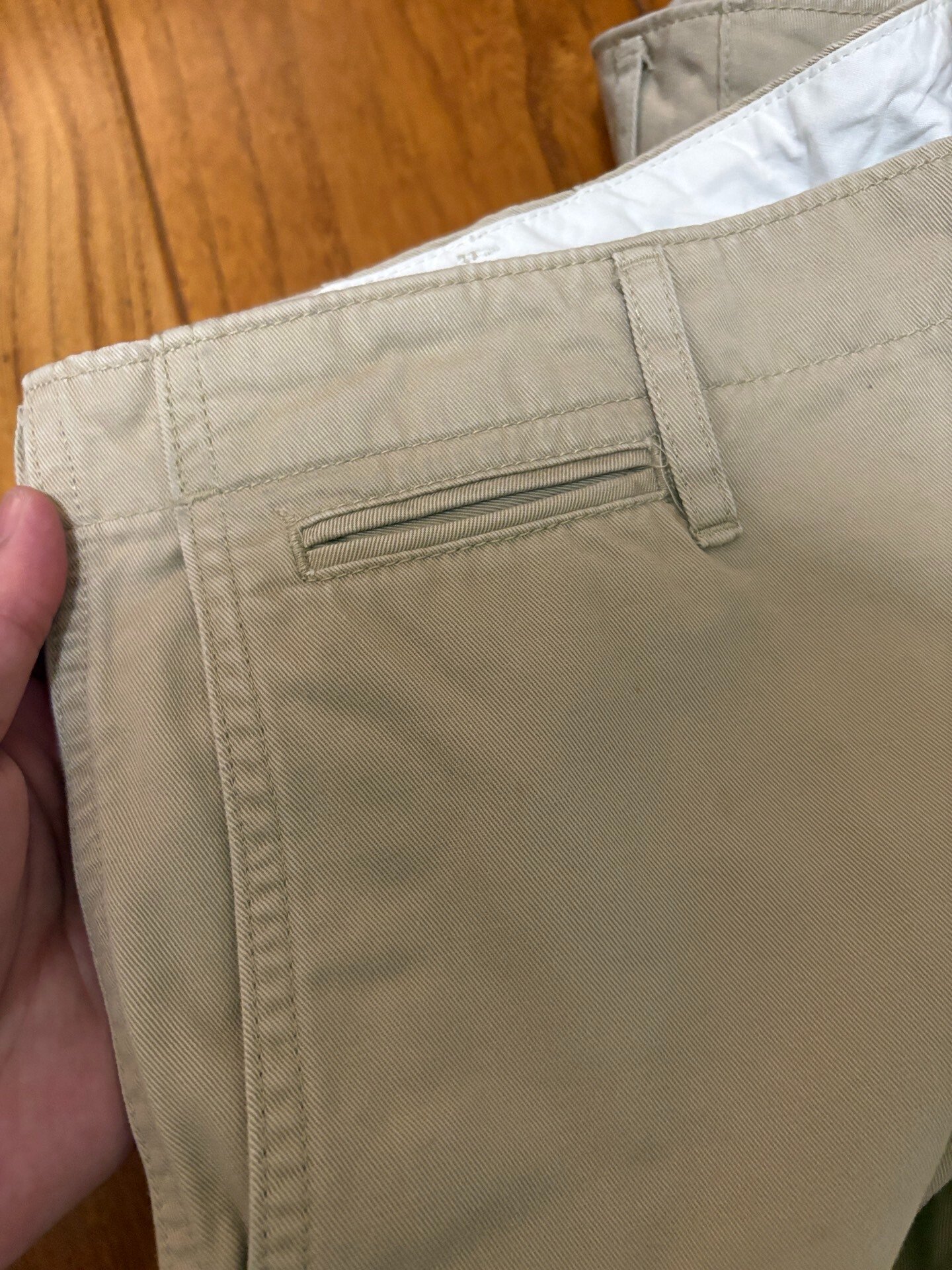 VISVIM High Water Cropped Chinos — back