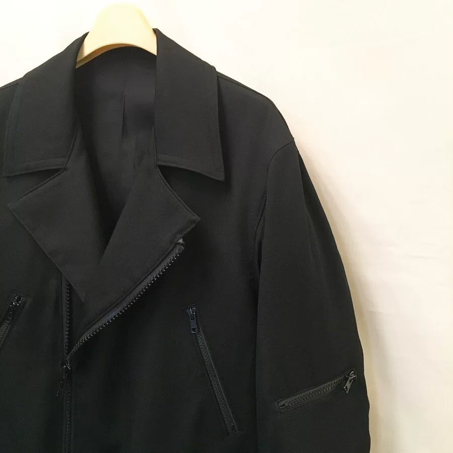 Yohji Yamamoto 2020SS Moto Zip Coat — front