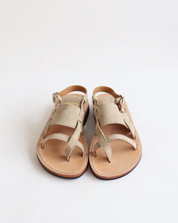 CLINCH BRUSCHETTA SUEDE SANDALS — front