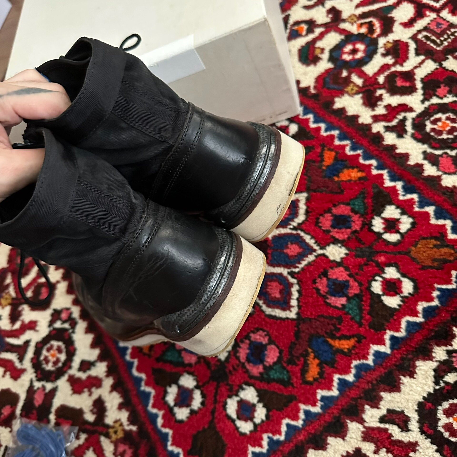 visvim 10ss 7-Hole Boots Size 9 — label