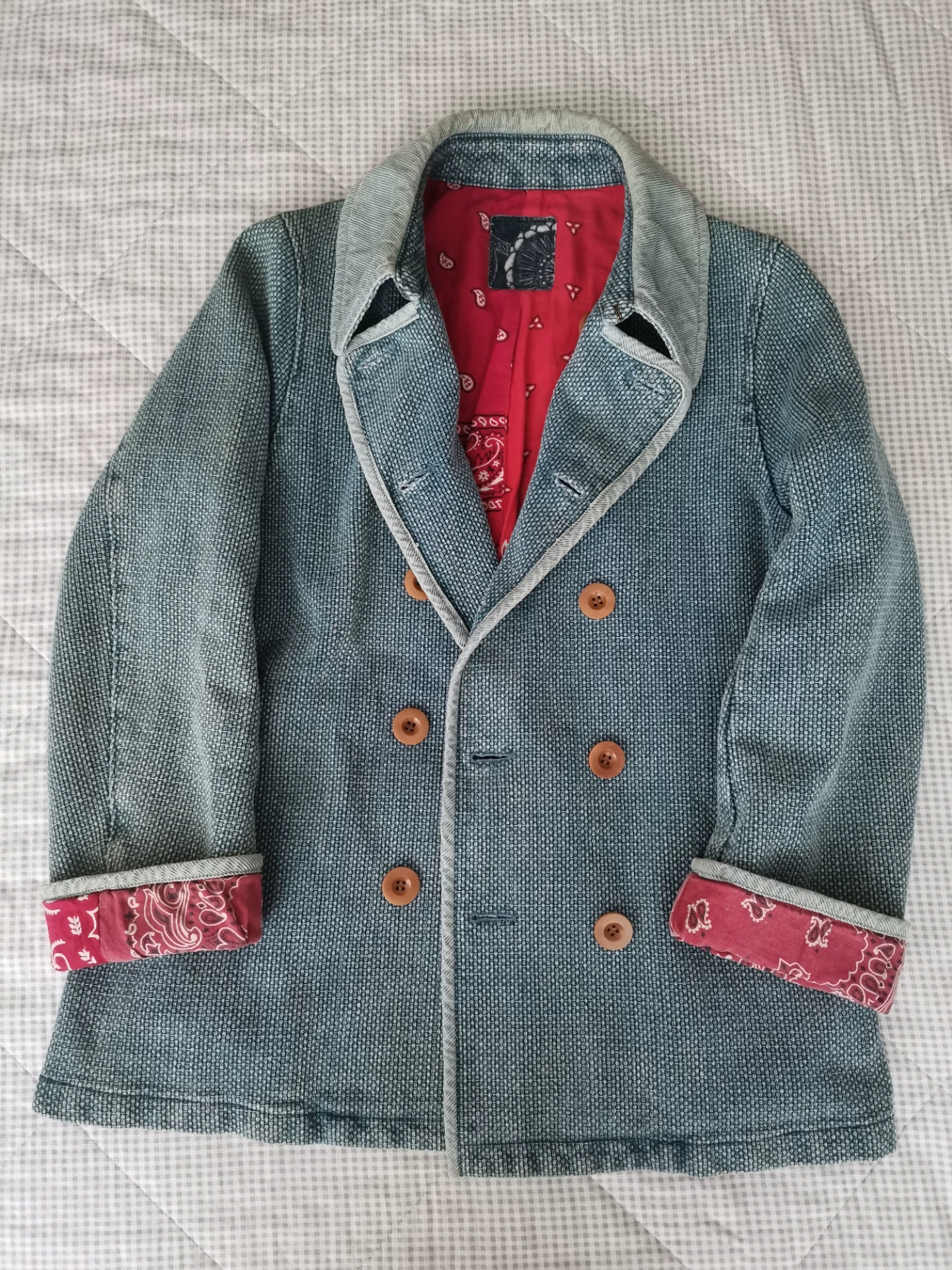 VISVIM ICT LIEUTENANT Navy Coat