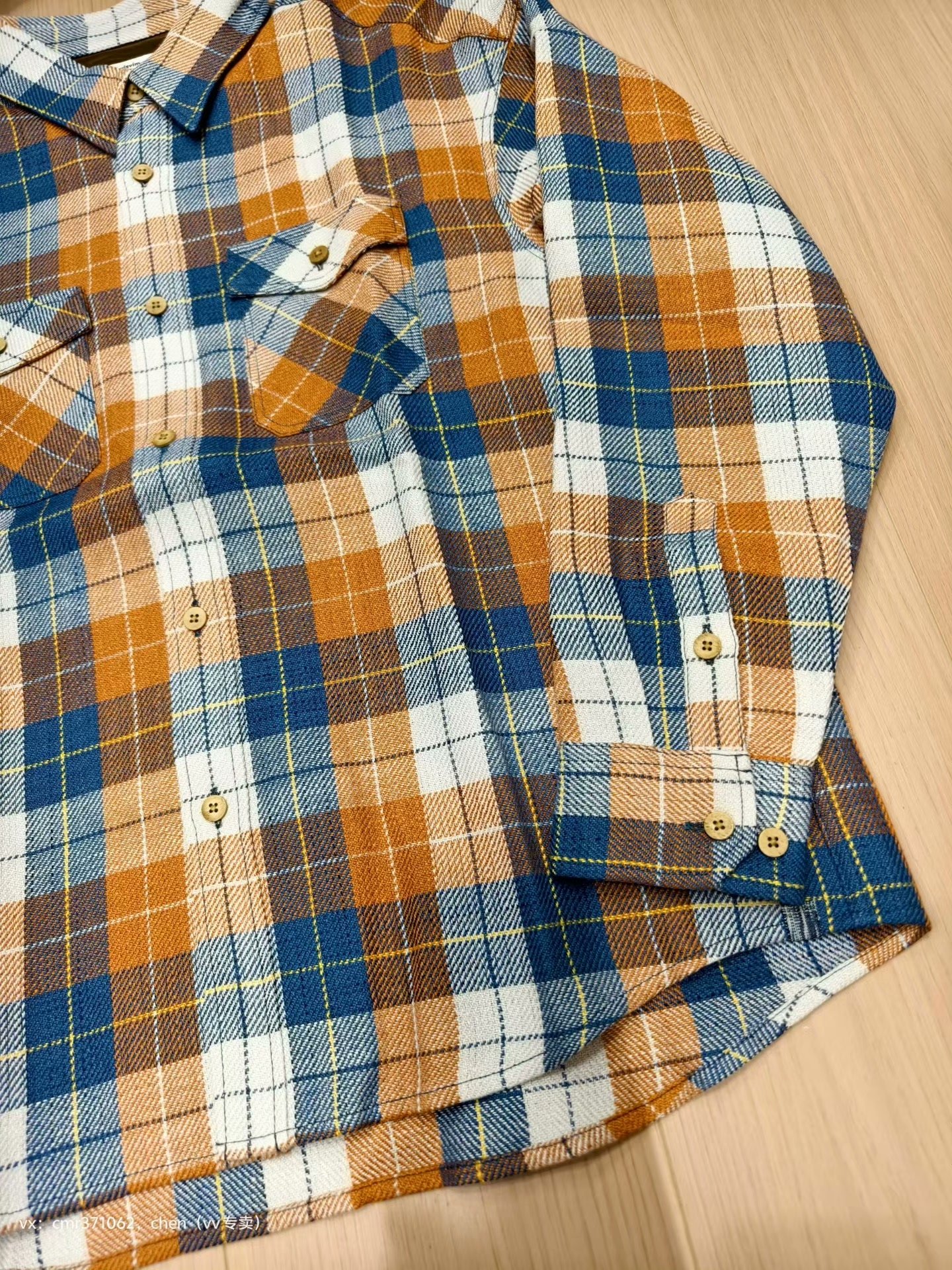 VISVIM 24AW LUMBER CHECK L/S — back