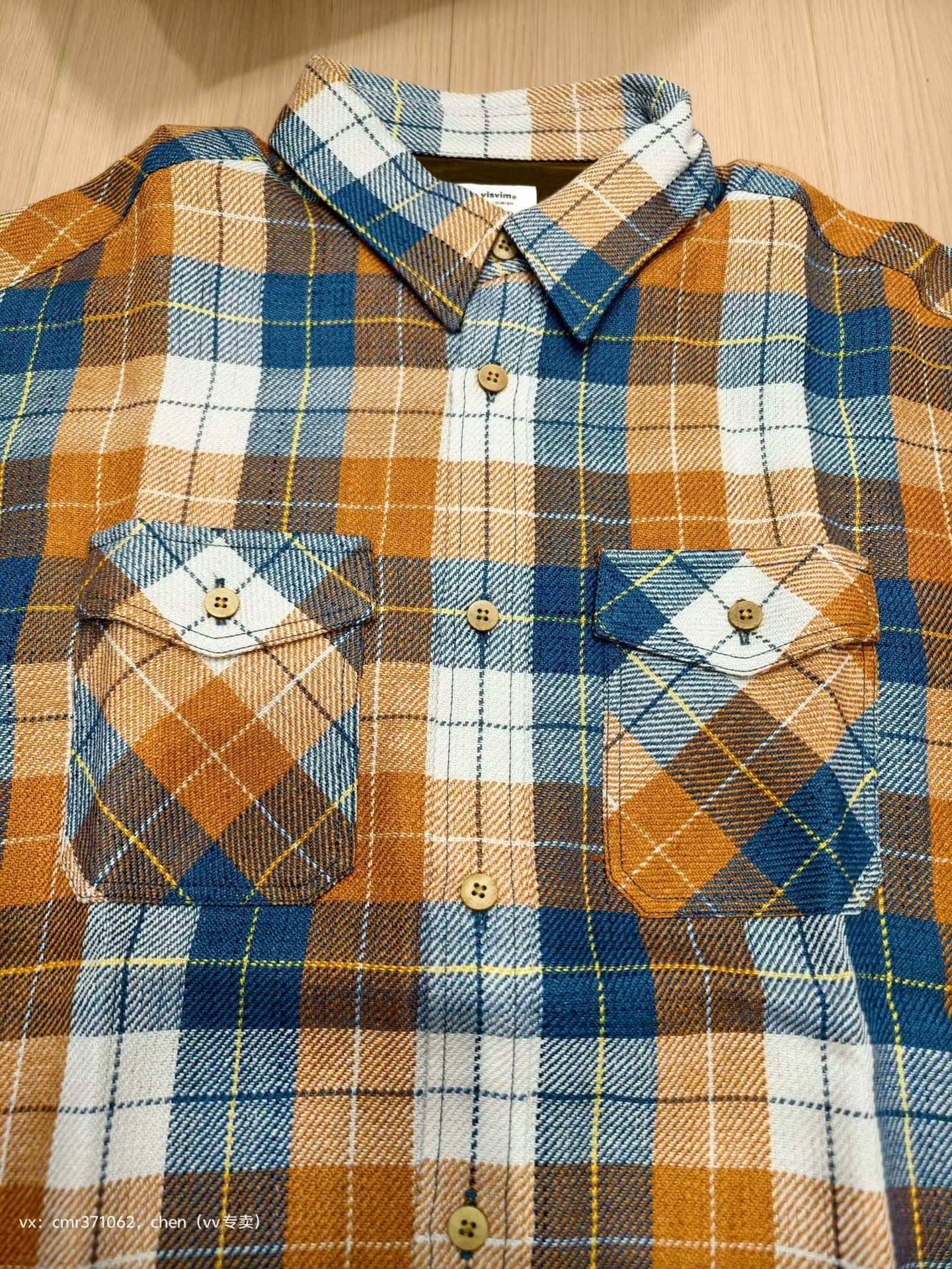 VISVIM 24AW LUMBER CHECK L/S — front