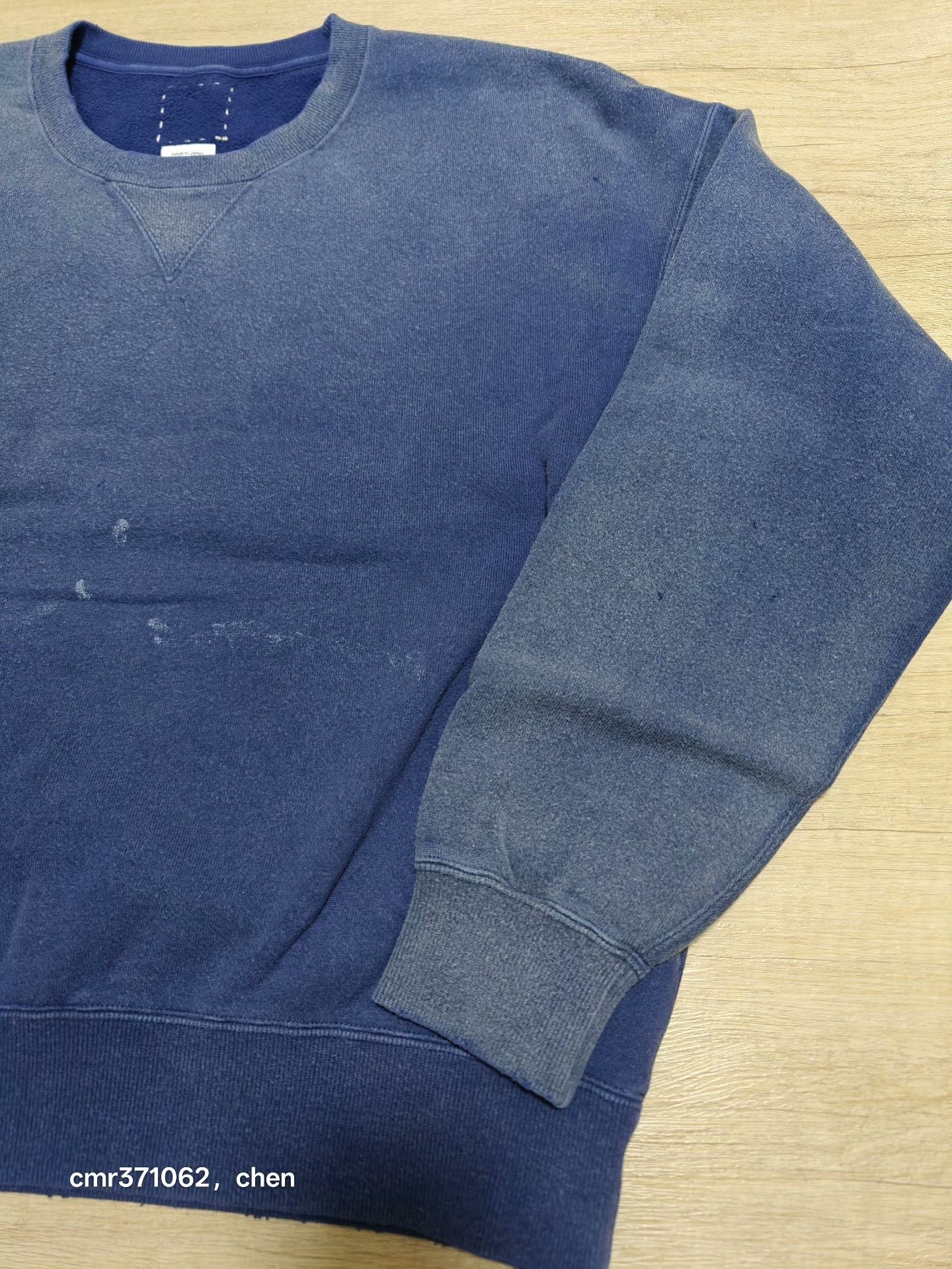 VISVIM 26SS JUMBO SB SWEAT L/S CRASH — back