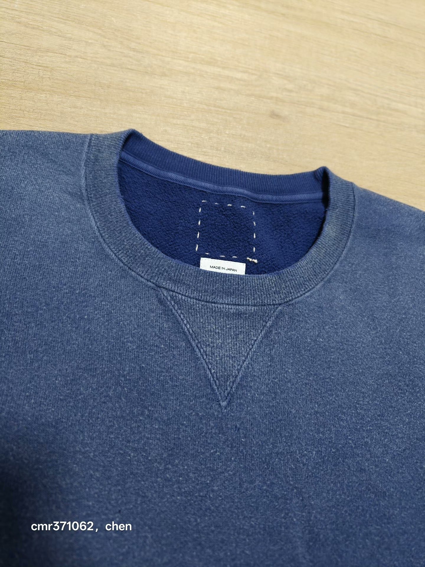 VISVIM 26SS JUMBO SB SWEAT L/S CRASH — detail