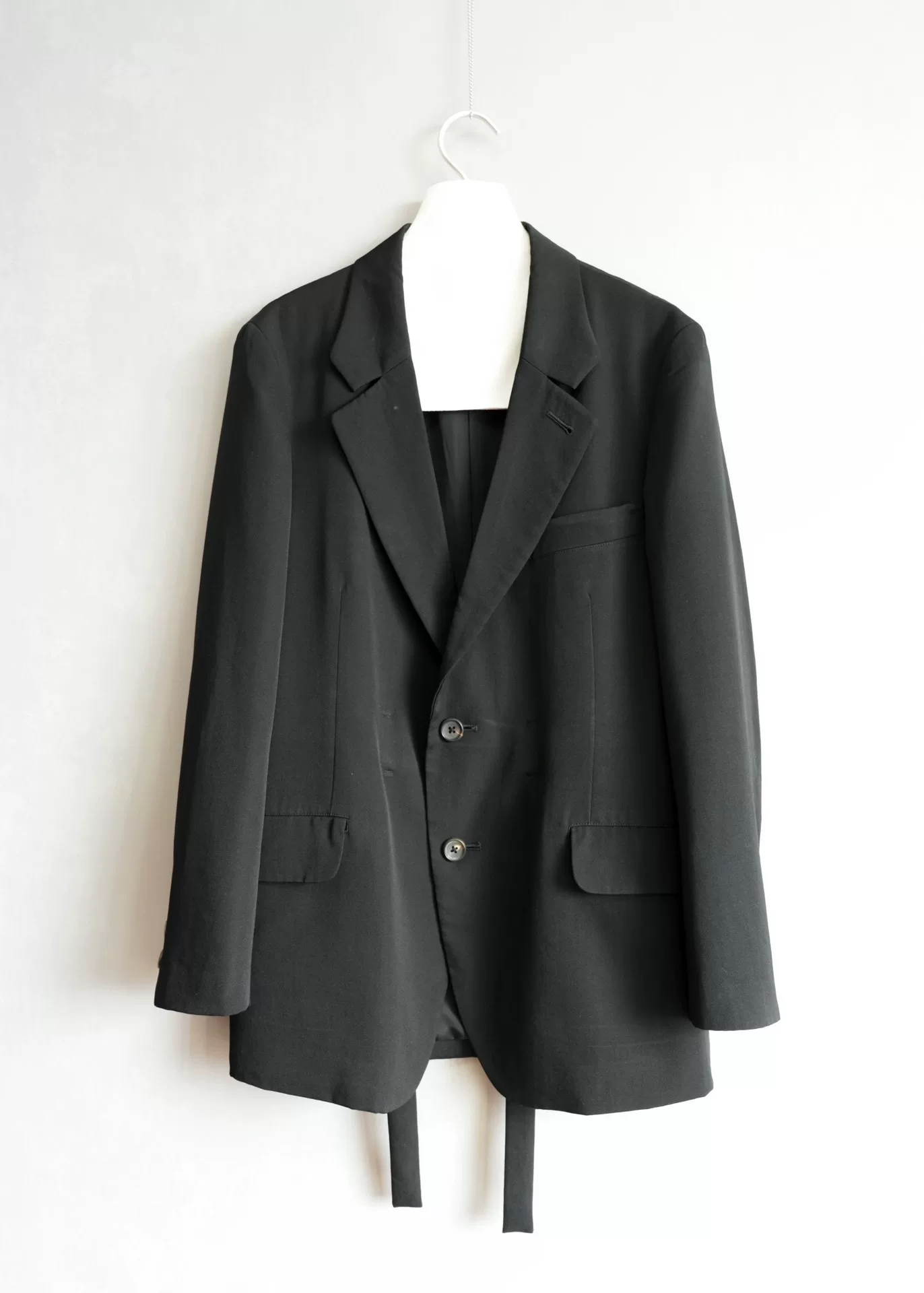 Yohji Yamamoto 11AW Mafia Belted Jacket — front