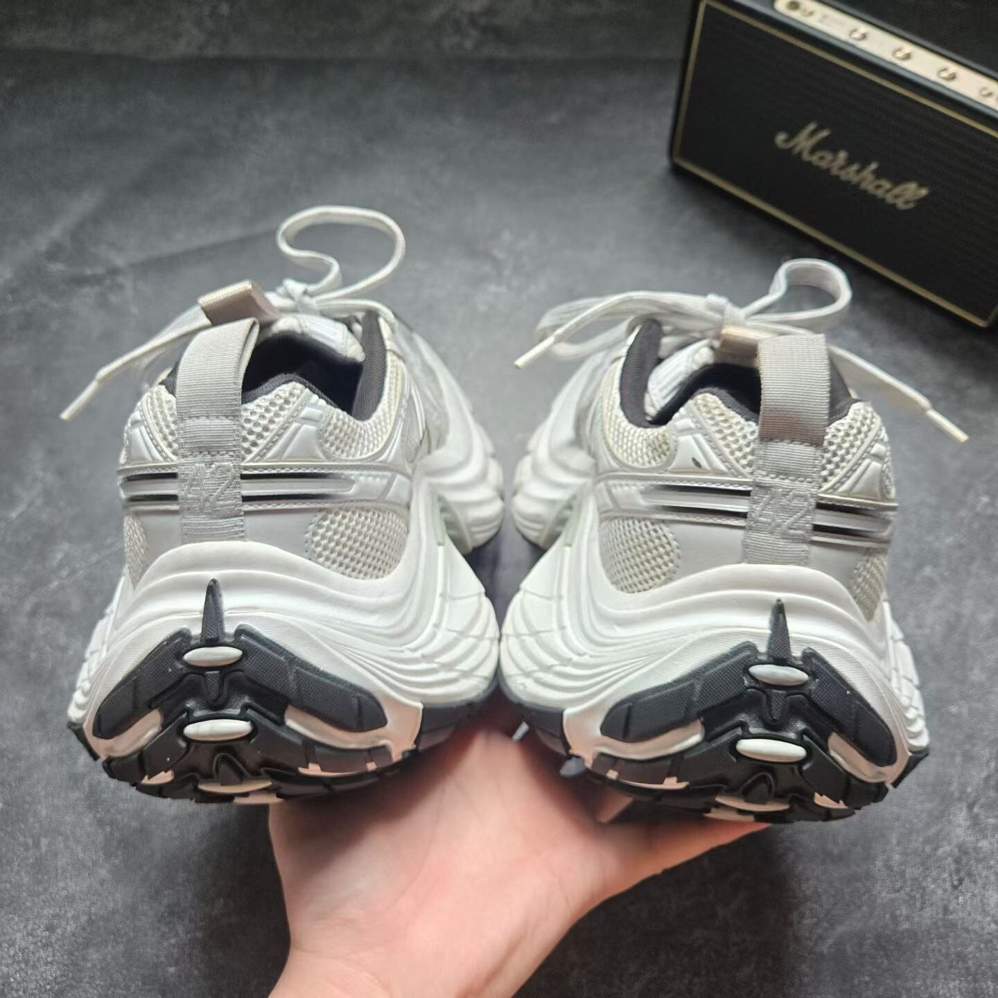 Balenciaga 10XL Black White Sneakers — detail