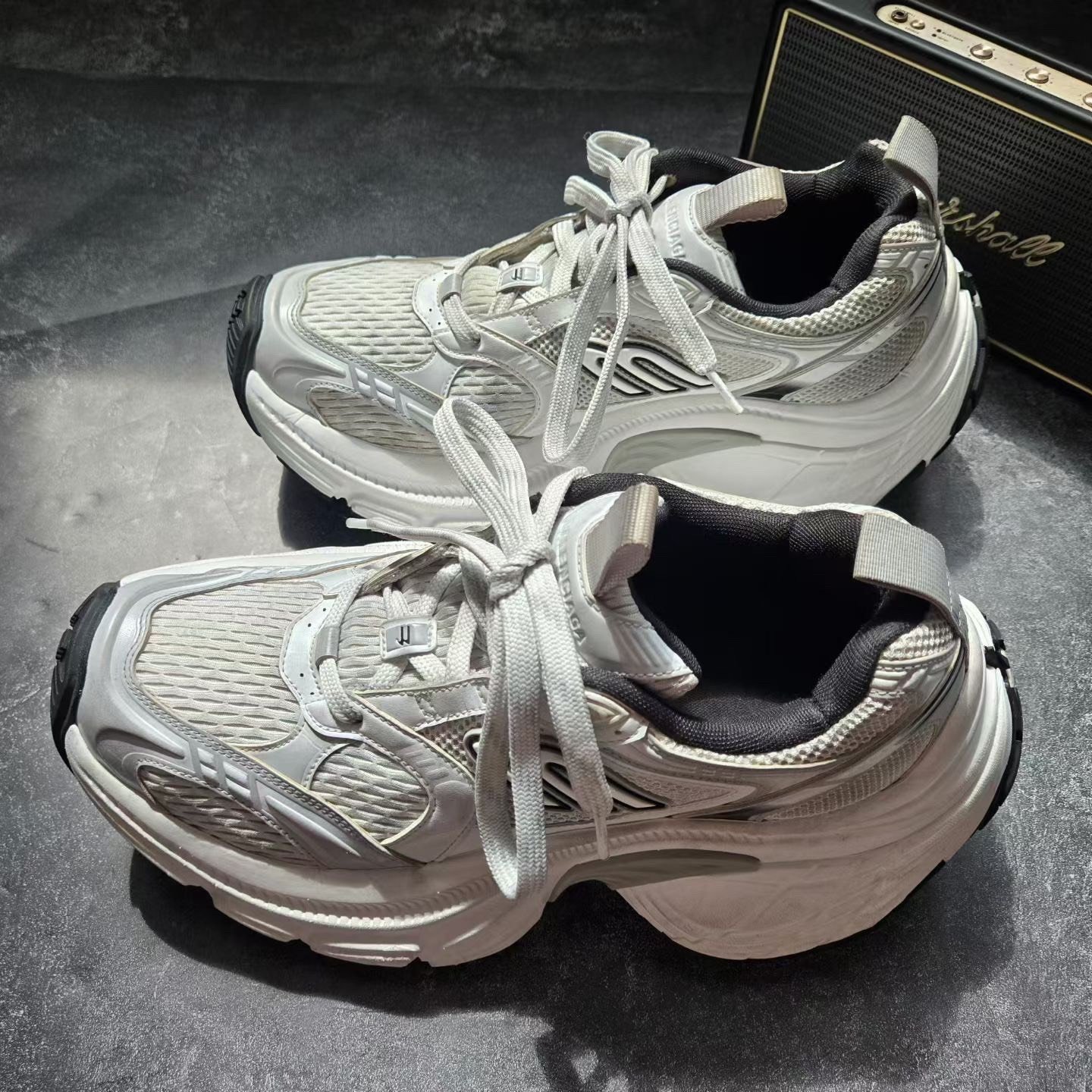 Balenciaga 10XL Black White Sneakers
