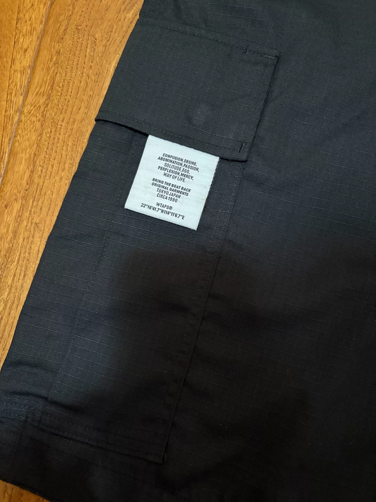 Wtaps 18AW Hong Kong Limited Cargo Shorts — detail