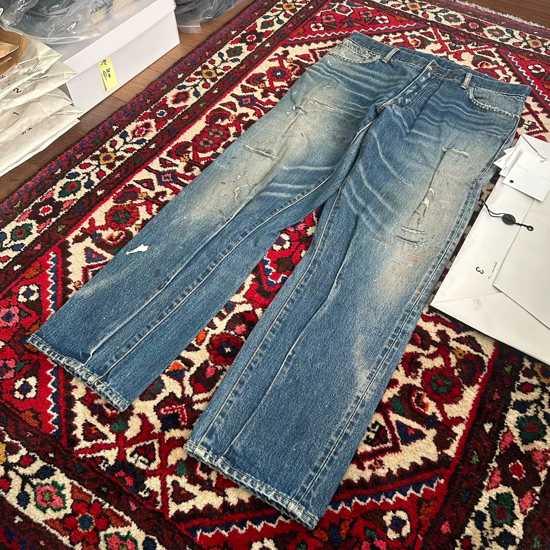 VISVIM 21ss JOURNEYMAN D27 Jeans — label