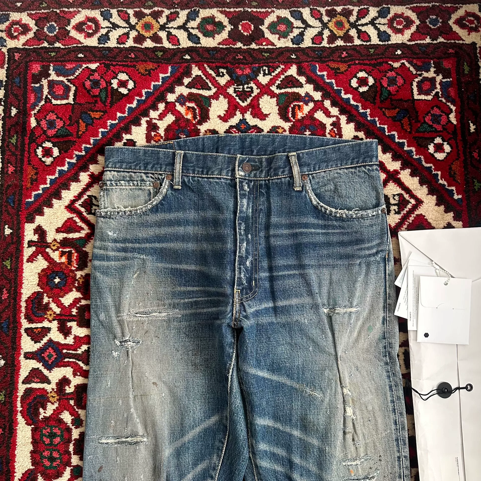 VISVIM 21ss JOURNEYMAN D27 Jeans — detail