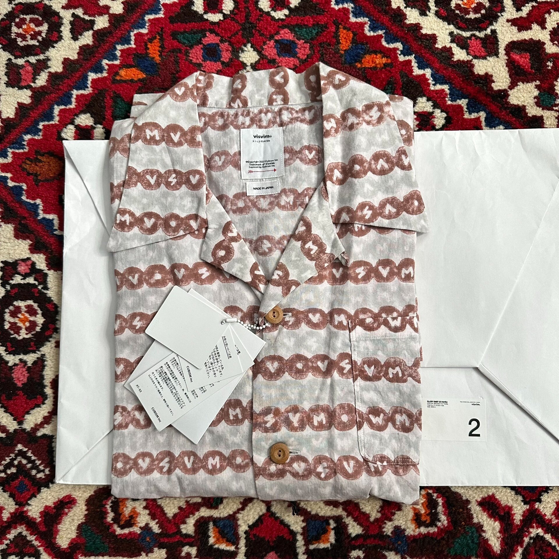 VISVIM 19SS ELLERY SHIRT Size 2 — detail