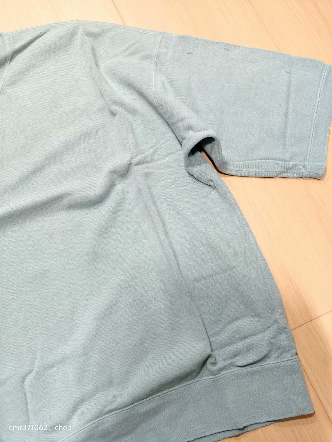 VISVIM 22SS AMPLUS SWEAT S/S CRASH — back