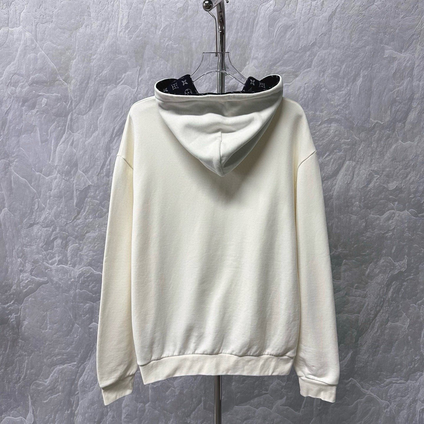 Louis Vuitton FW25 Rhinestone Logo Hoodie — back