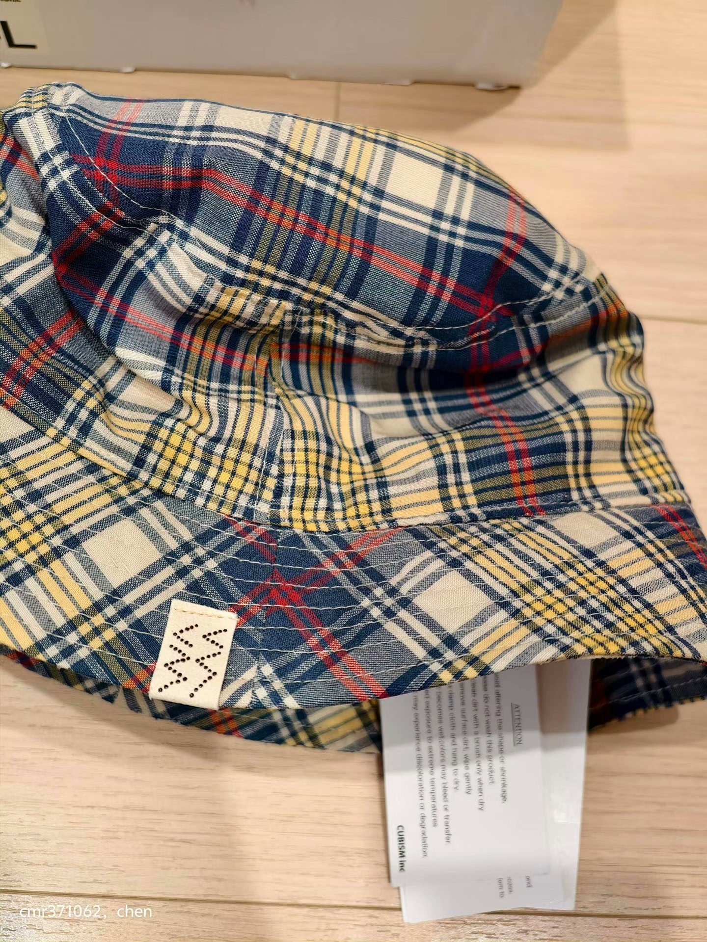 VISVIM 23SS DOME BUCKET HAT MADRAS — detail