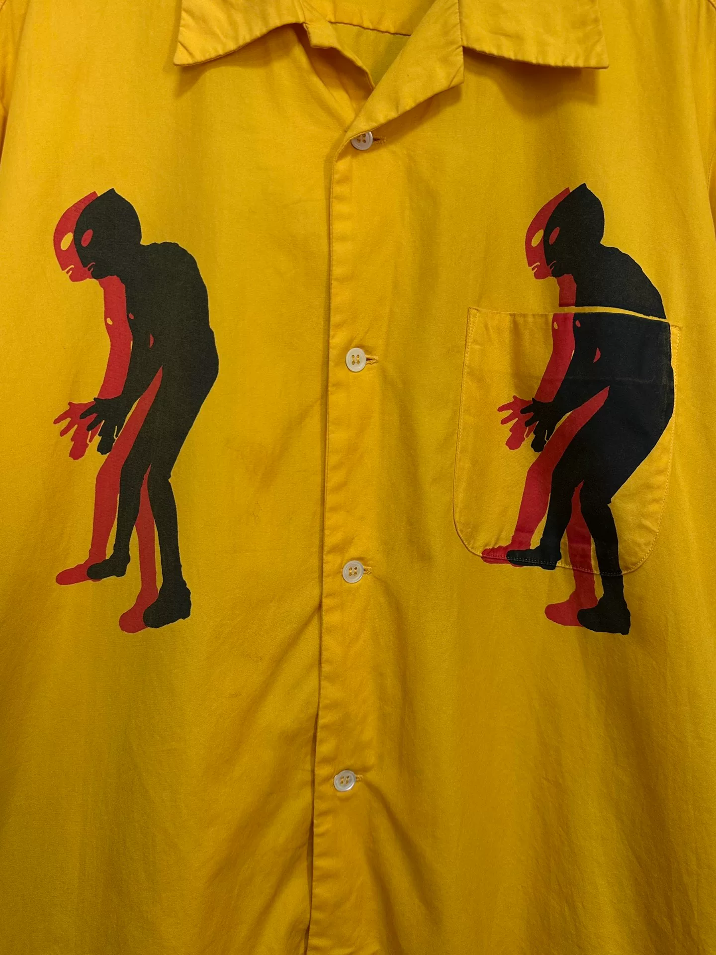 Yohji Yamamoto 05SS Ultraman Shirt — label