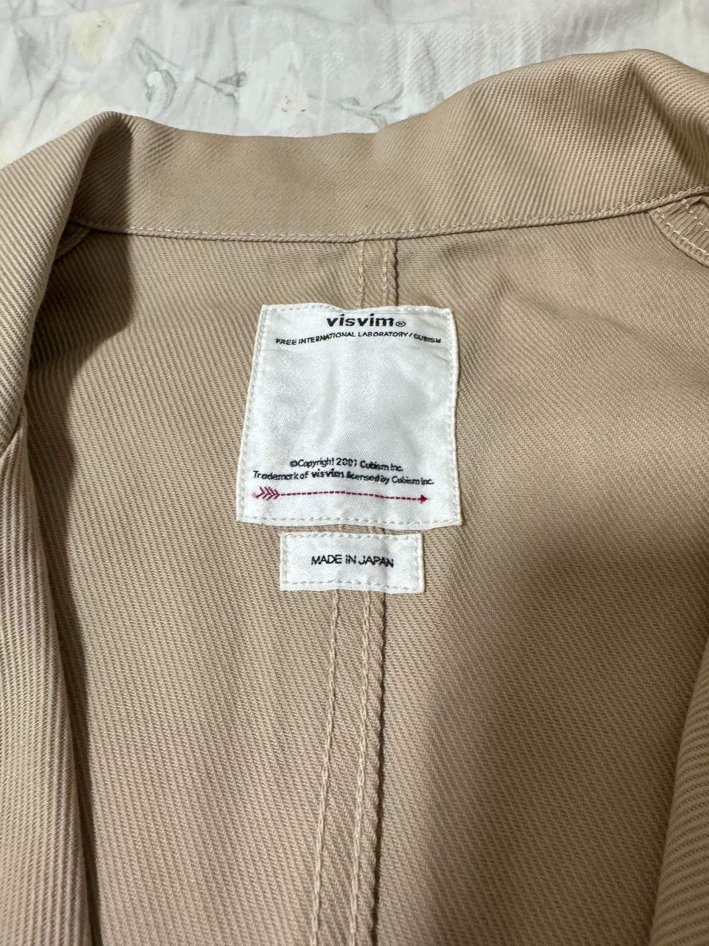 visvim 18AW LCC Long Coat — detail