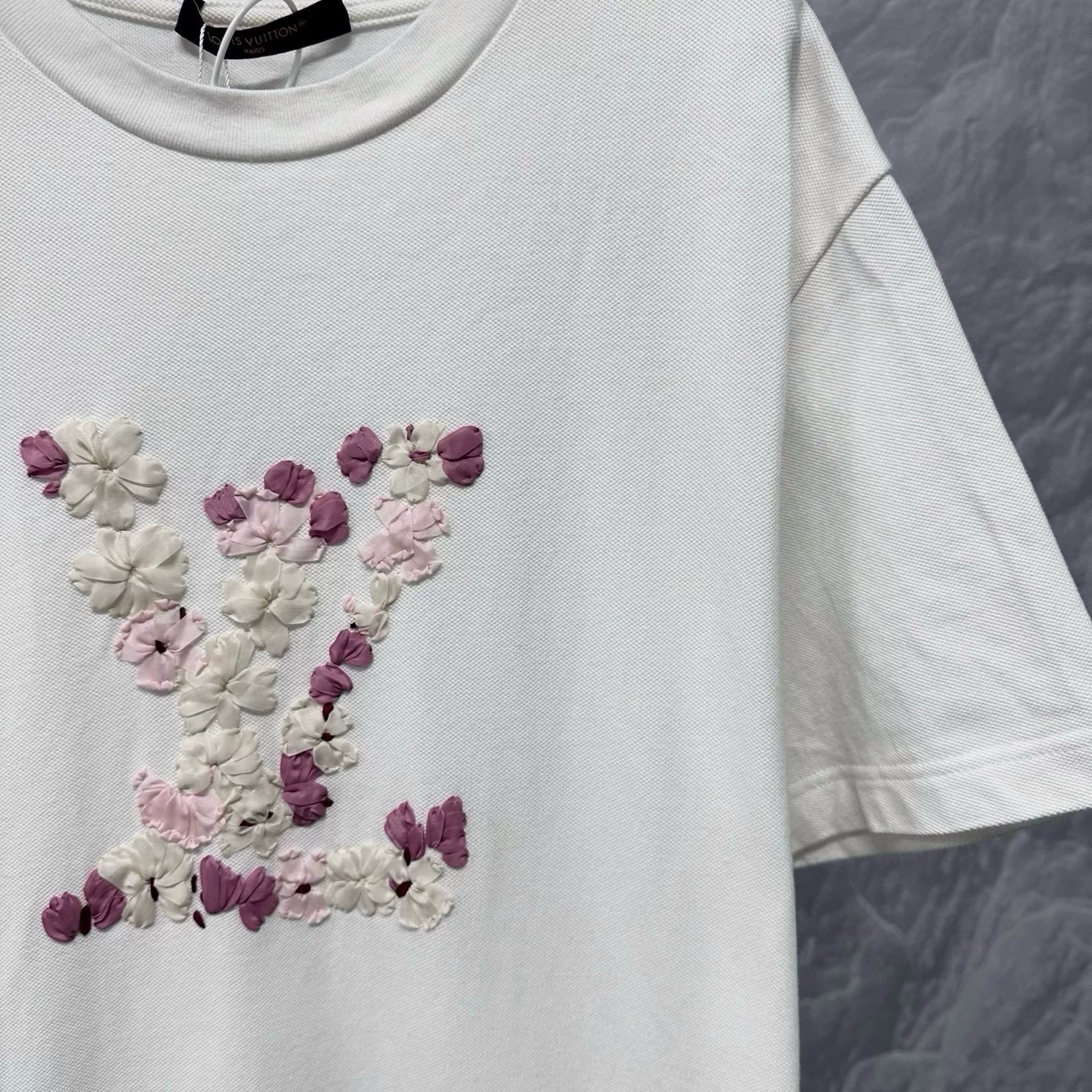 Louis Vuitton Nigo FW25 3D Floral Logo Tee — front