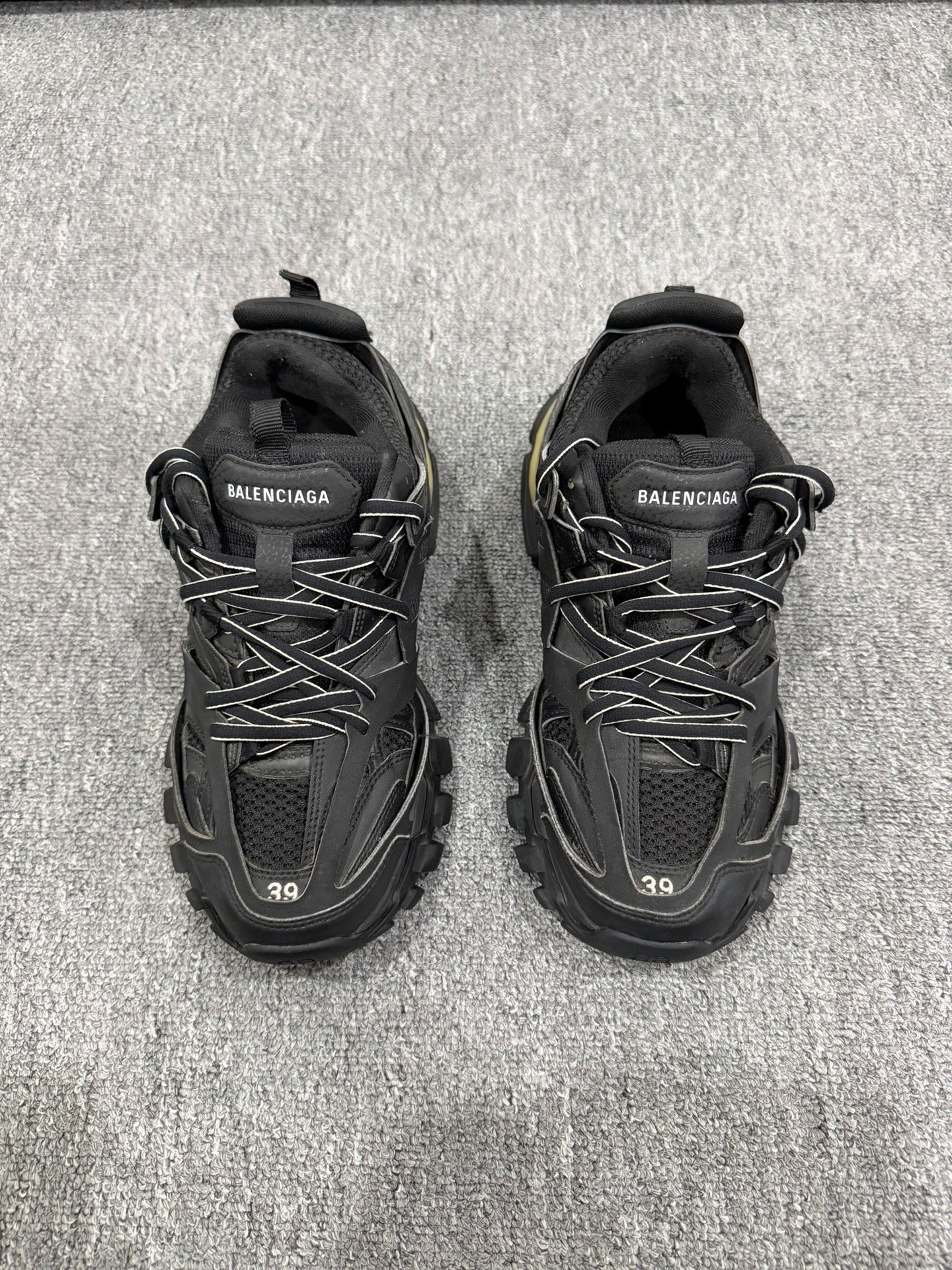 Balenciaga Track LED Black Sneakers — front