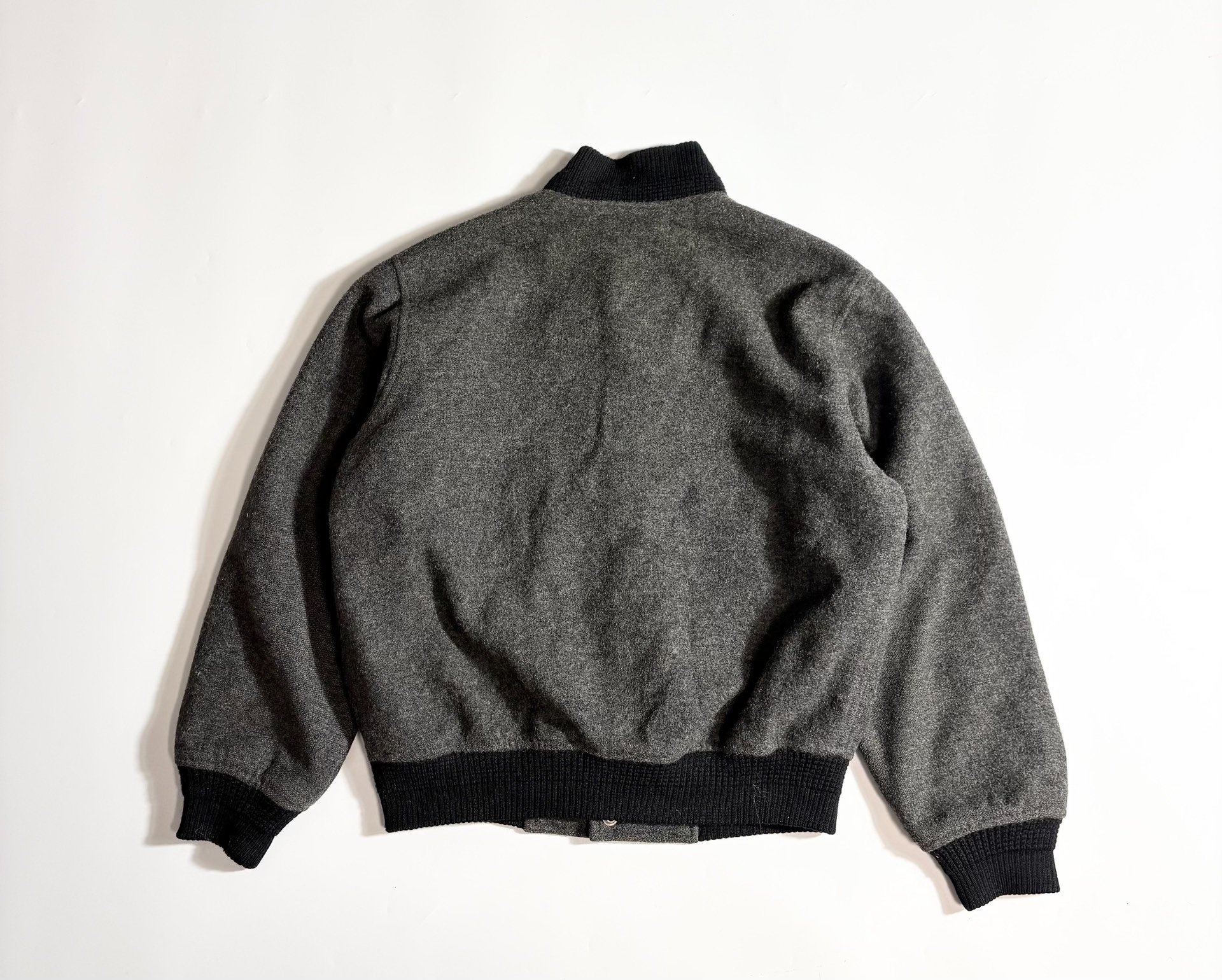 VAN JAC Wool Baseball Jacket — front