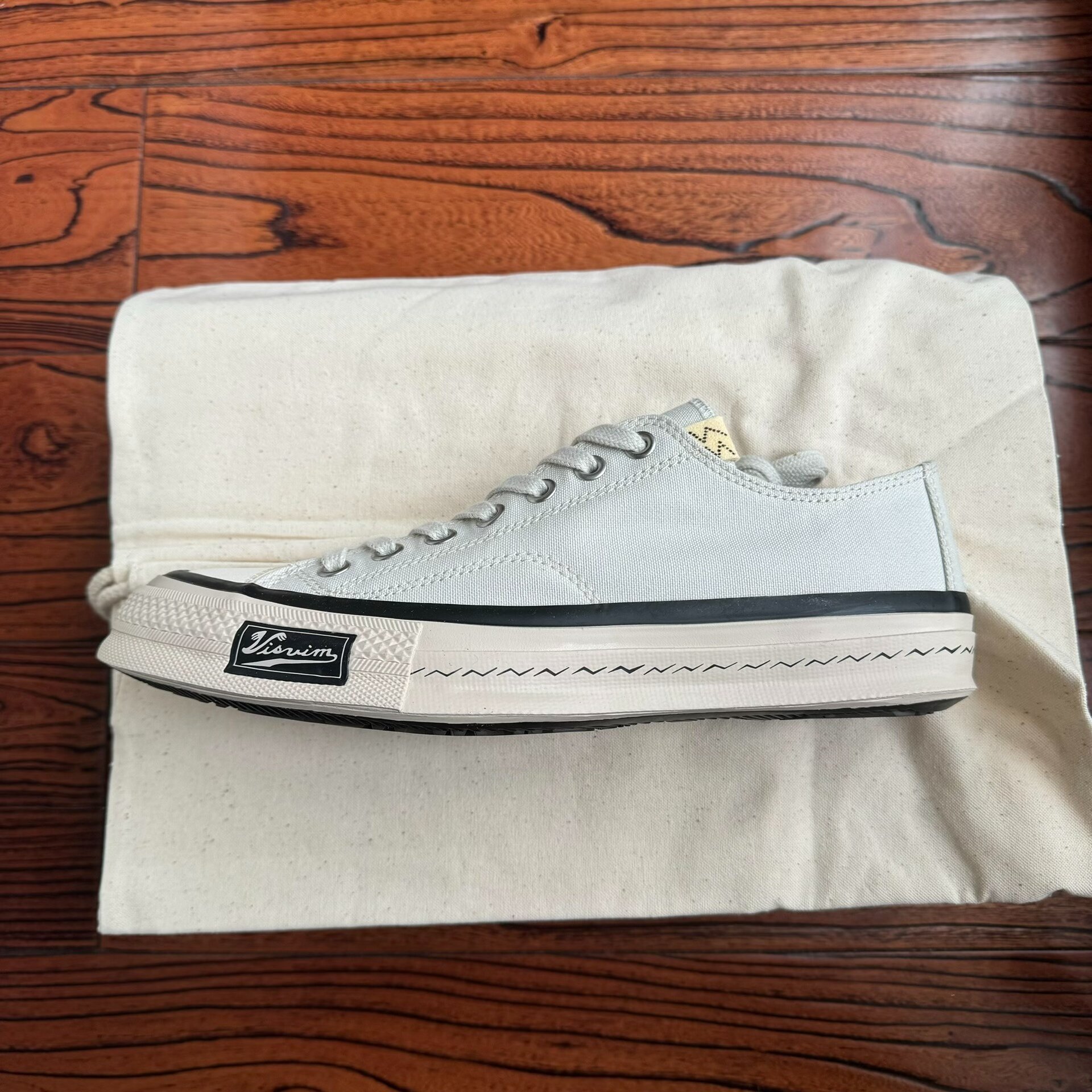 Visvim 25ss Skagway Lo Canvas White — detail