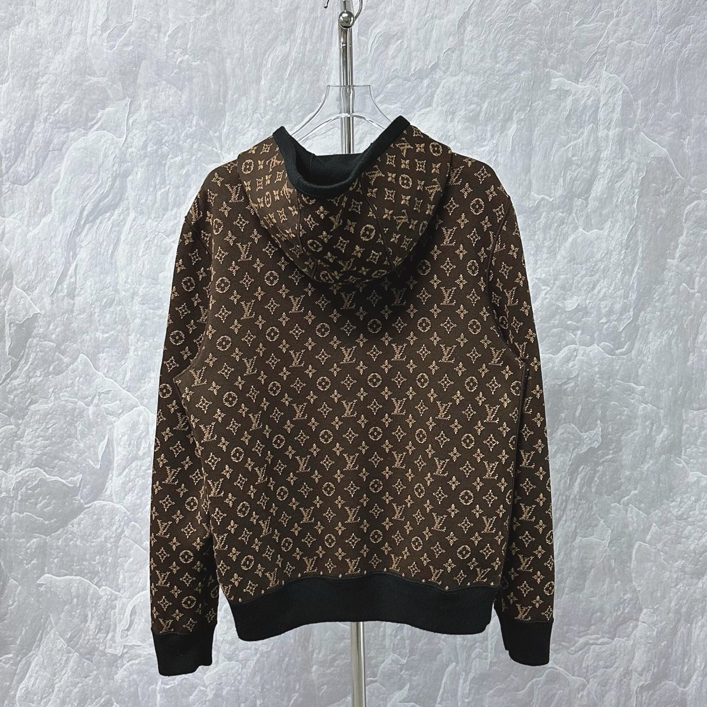 Louis Vuitton Reversible Monogram Hooded Jacket — front