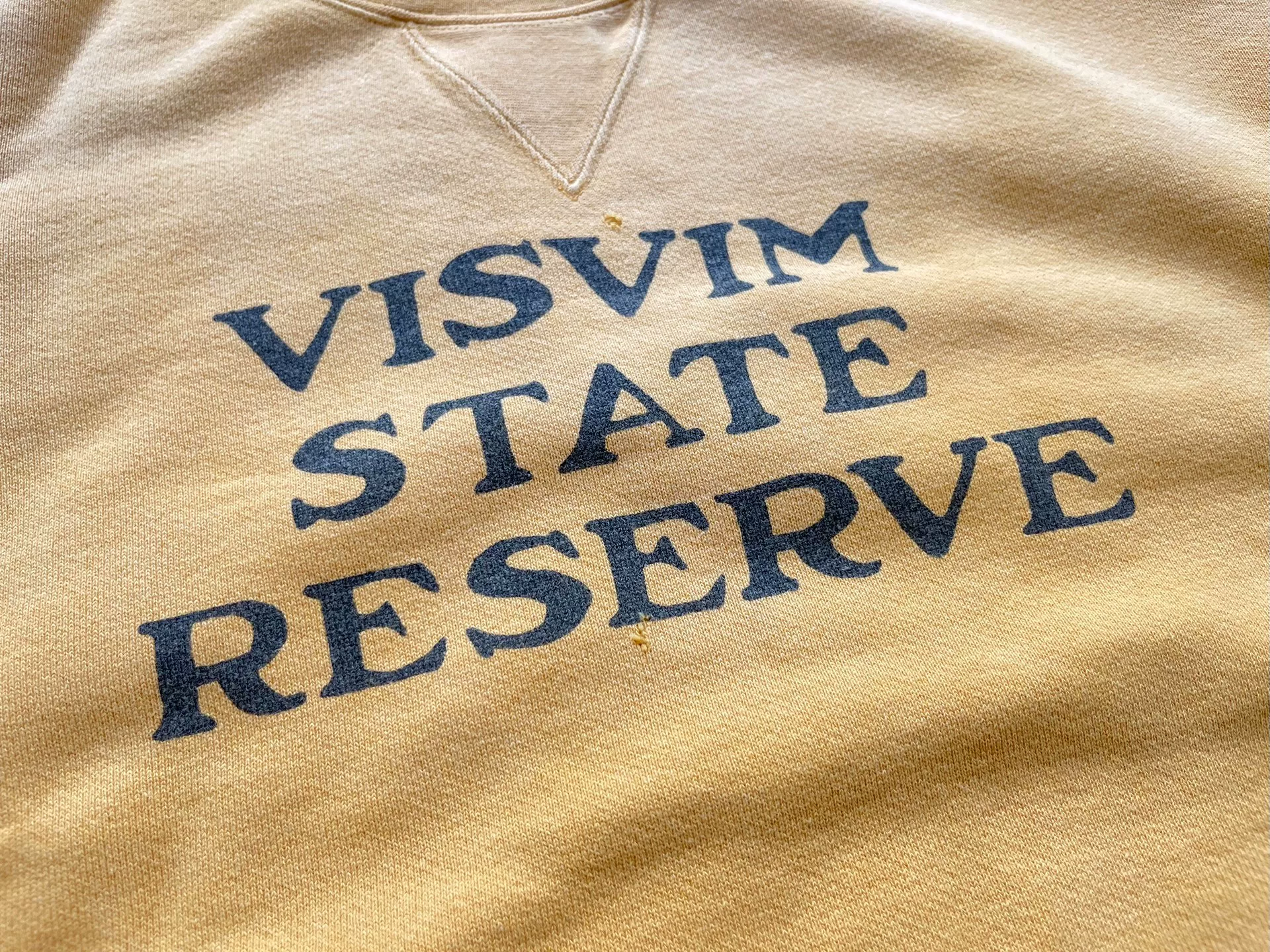 VISVIM 24AW JUMBO SB SWEAT S/S CRASH — back
