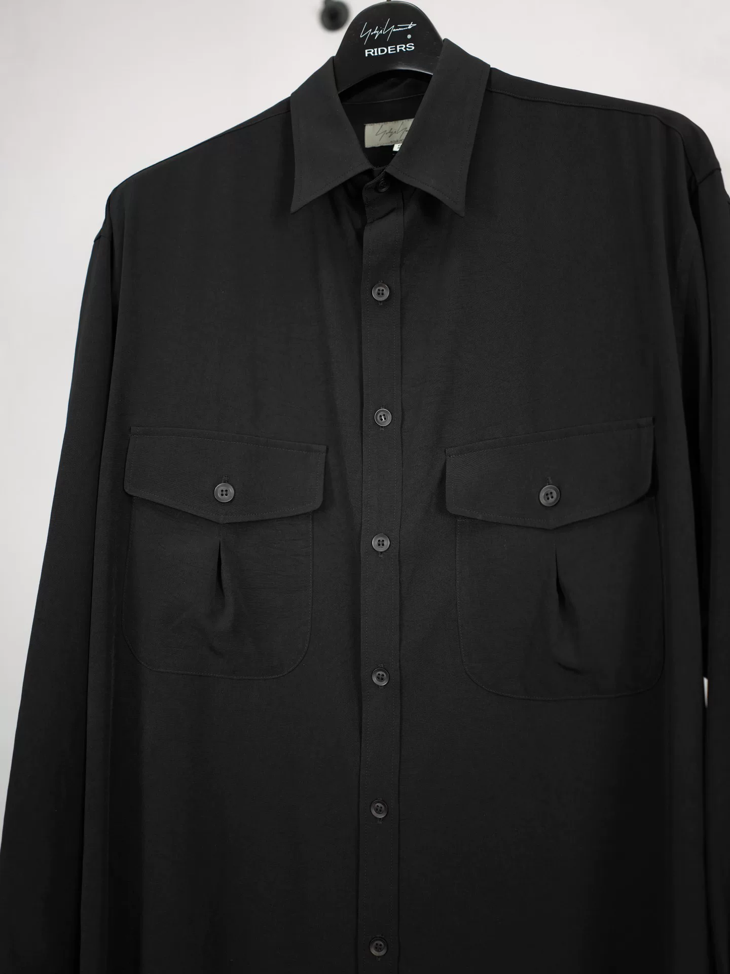 Yohji Yamamoto 21AW Double Pocket Shirt — front