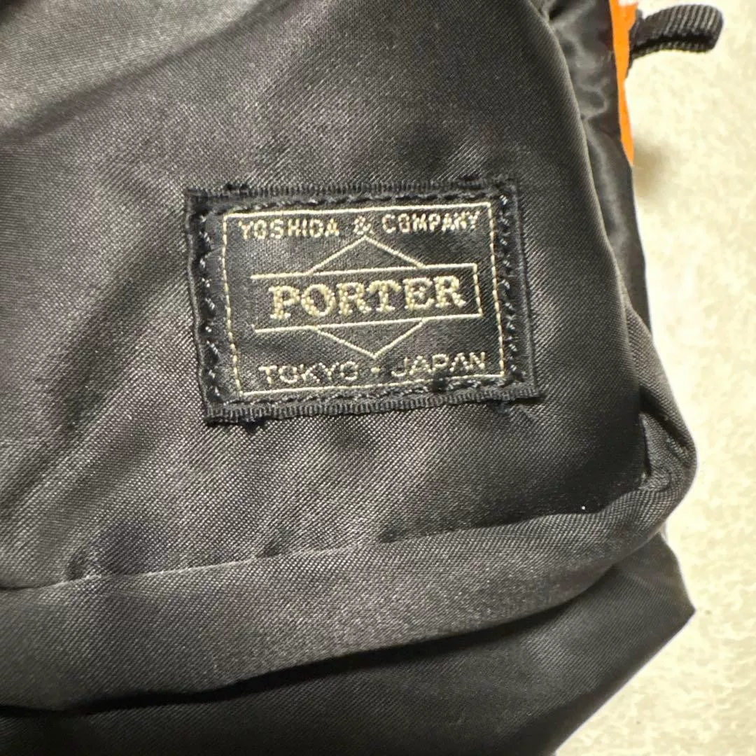 Porter Tanker Black Backpack L — front