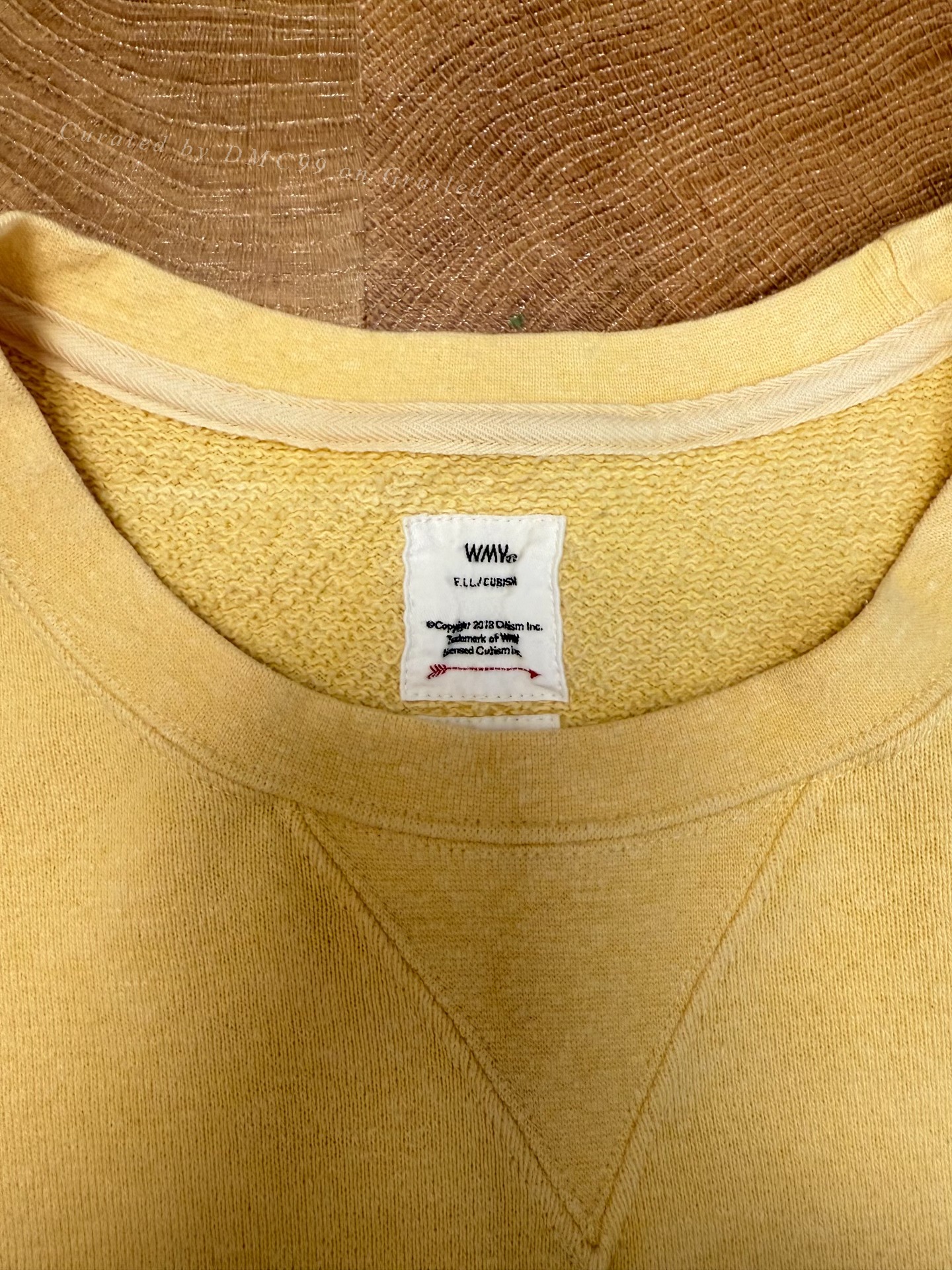visvim sweatshirt — detail