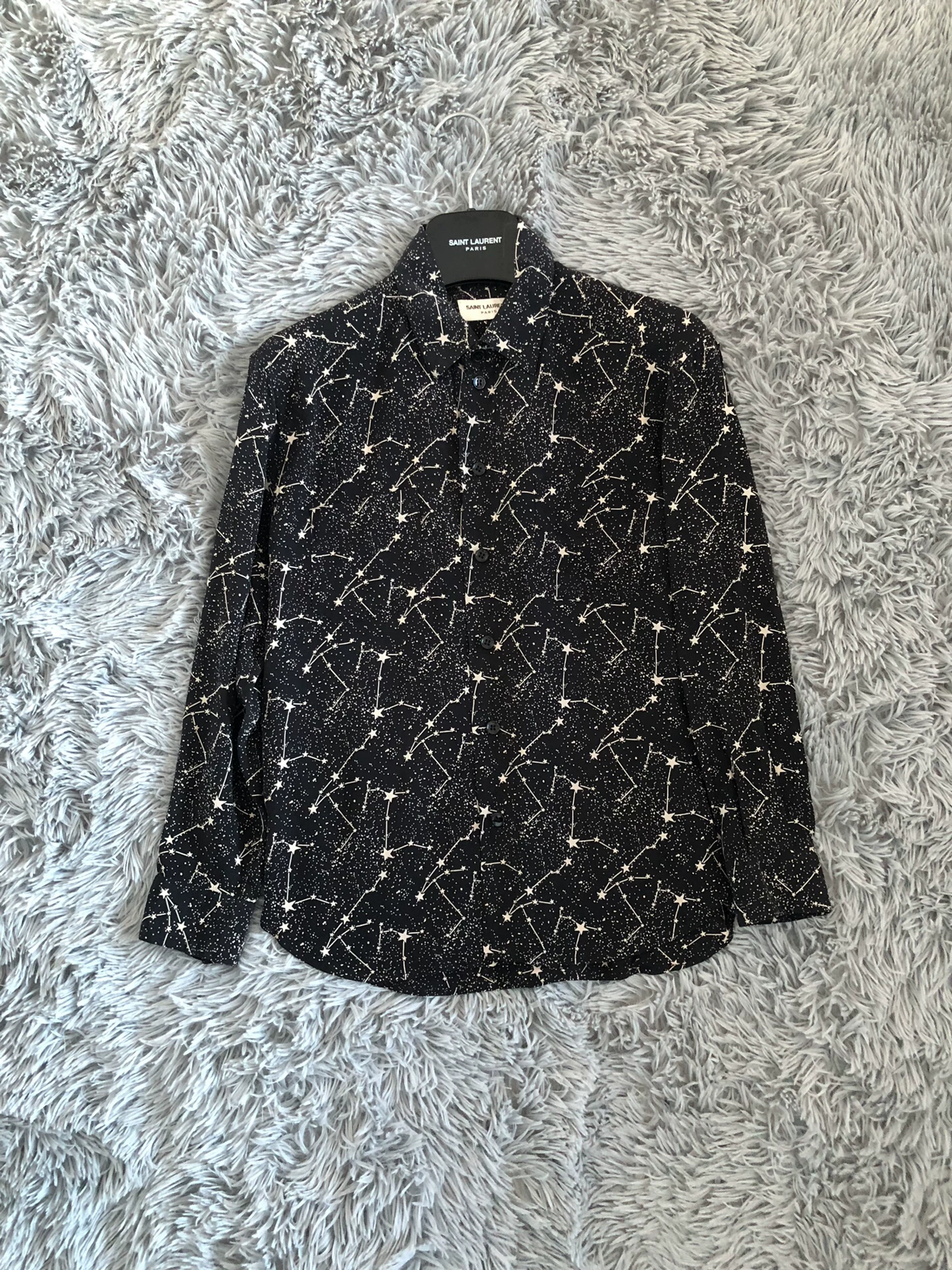Saint Laurent Gold Star Print Shirt