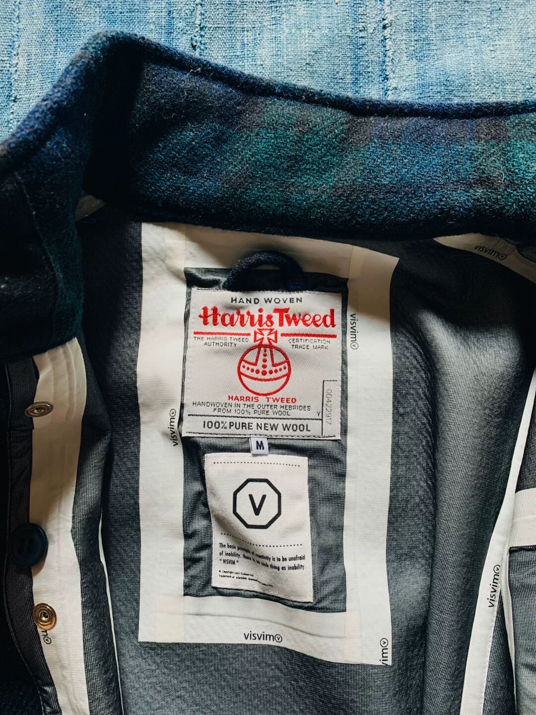 Visvim Bickle Harris Tweed Tokyo Limited — back