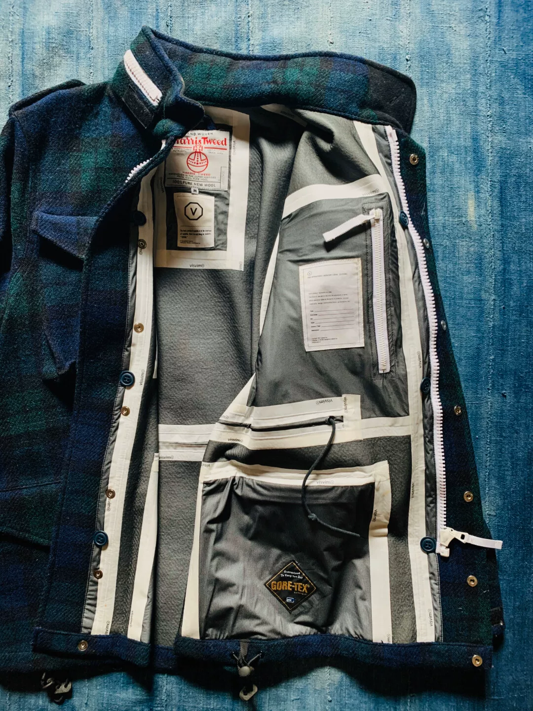 Visvim Bickle Harris Tweed Tokyo Limited — label